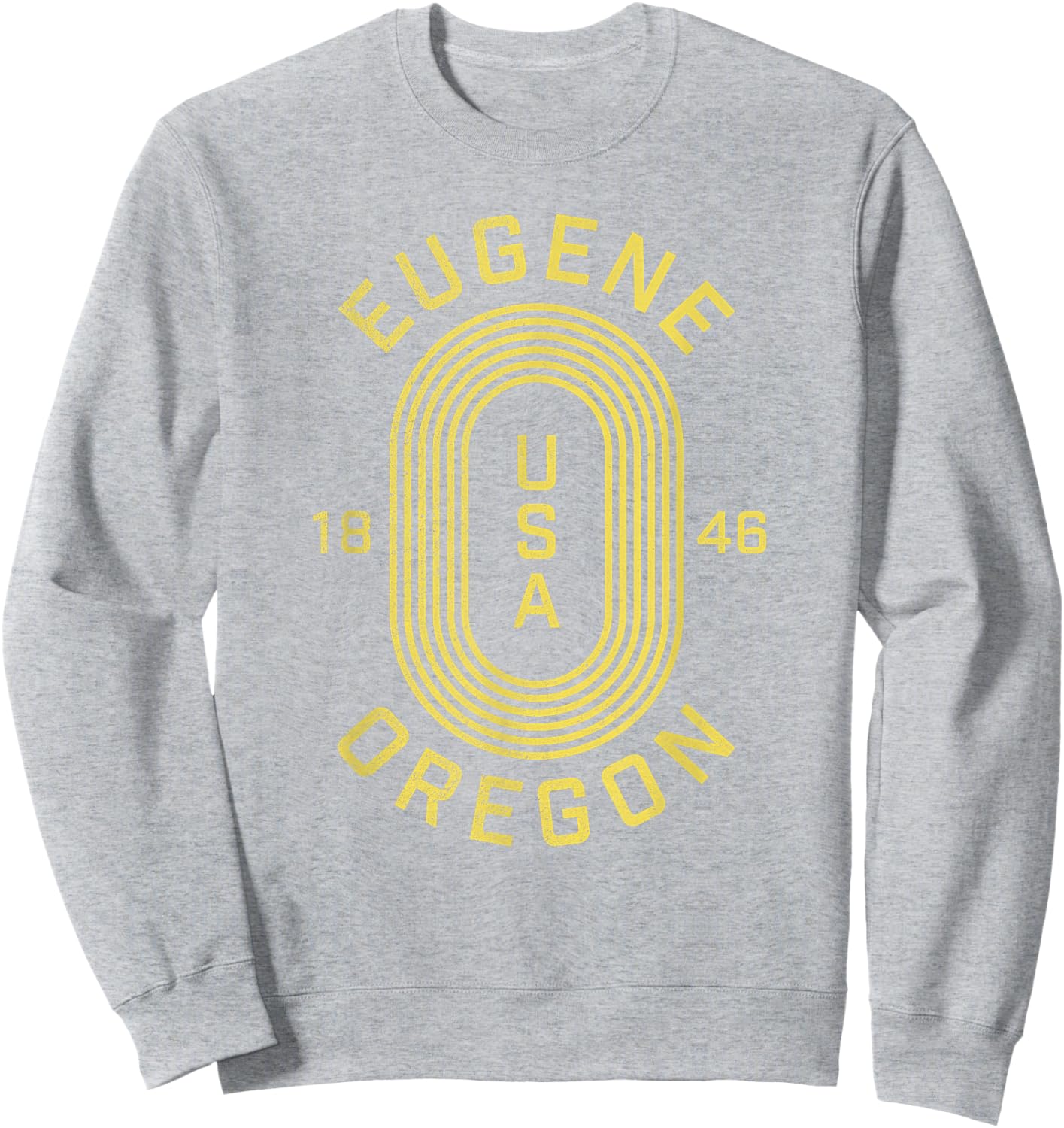 Eugene Oregon USA Sweatshirt - Sweatshirt | Ash