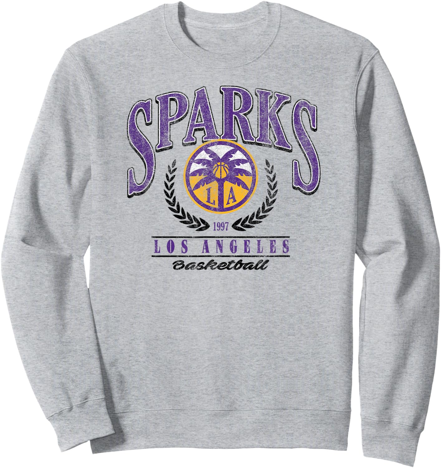WNBA Los Angeles Sparks Top Class Out of Bounds Sweatshirt - Sweatshirt | Ash