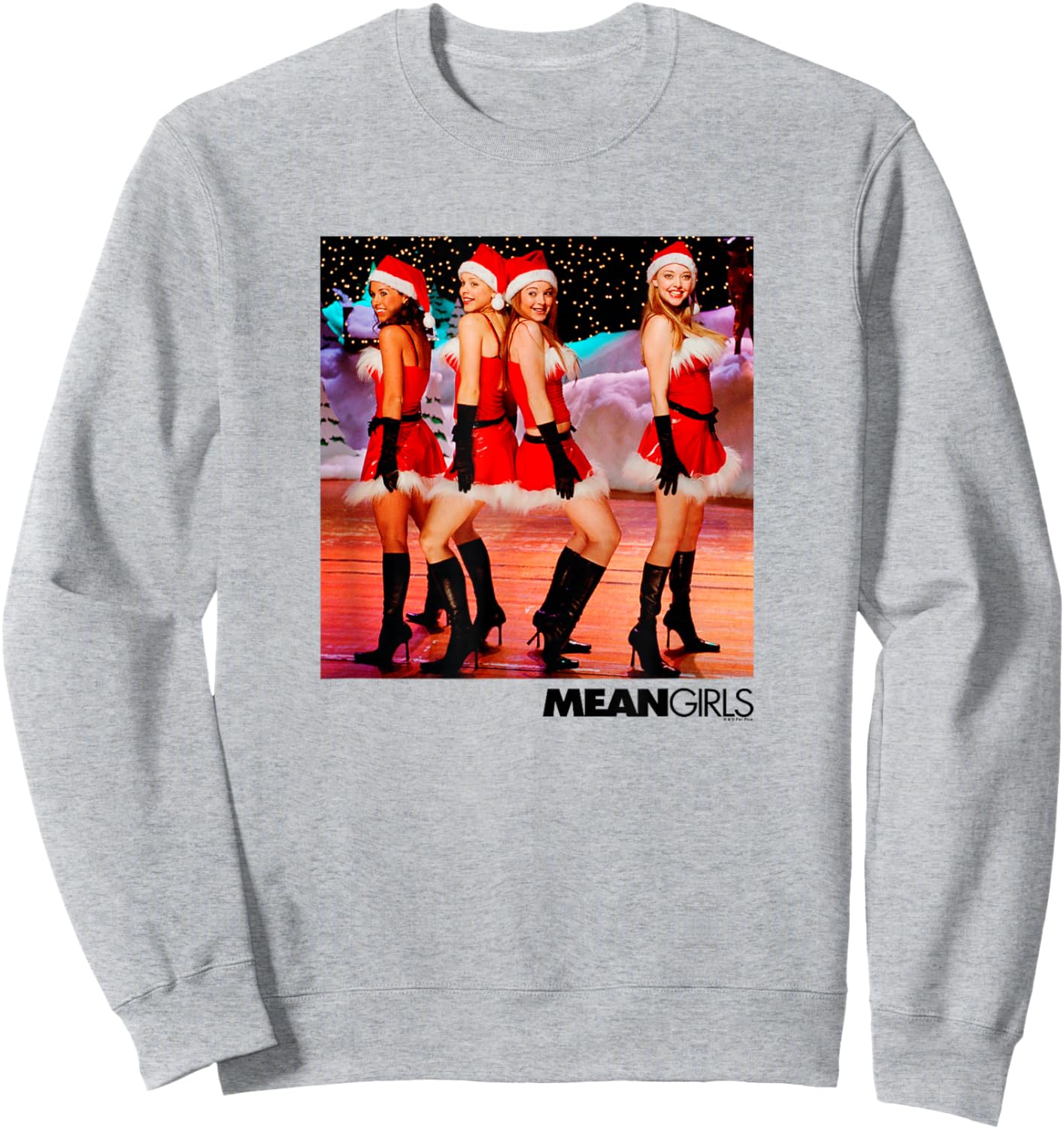 Mean Girls - Regina Gretchen Karen Christmas Santa Dance Sweatshirt - Sweatshirt | Ash