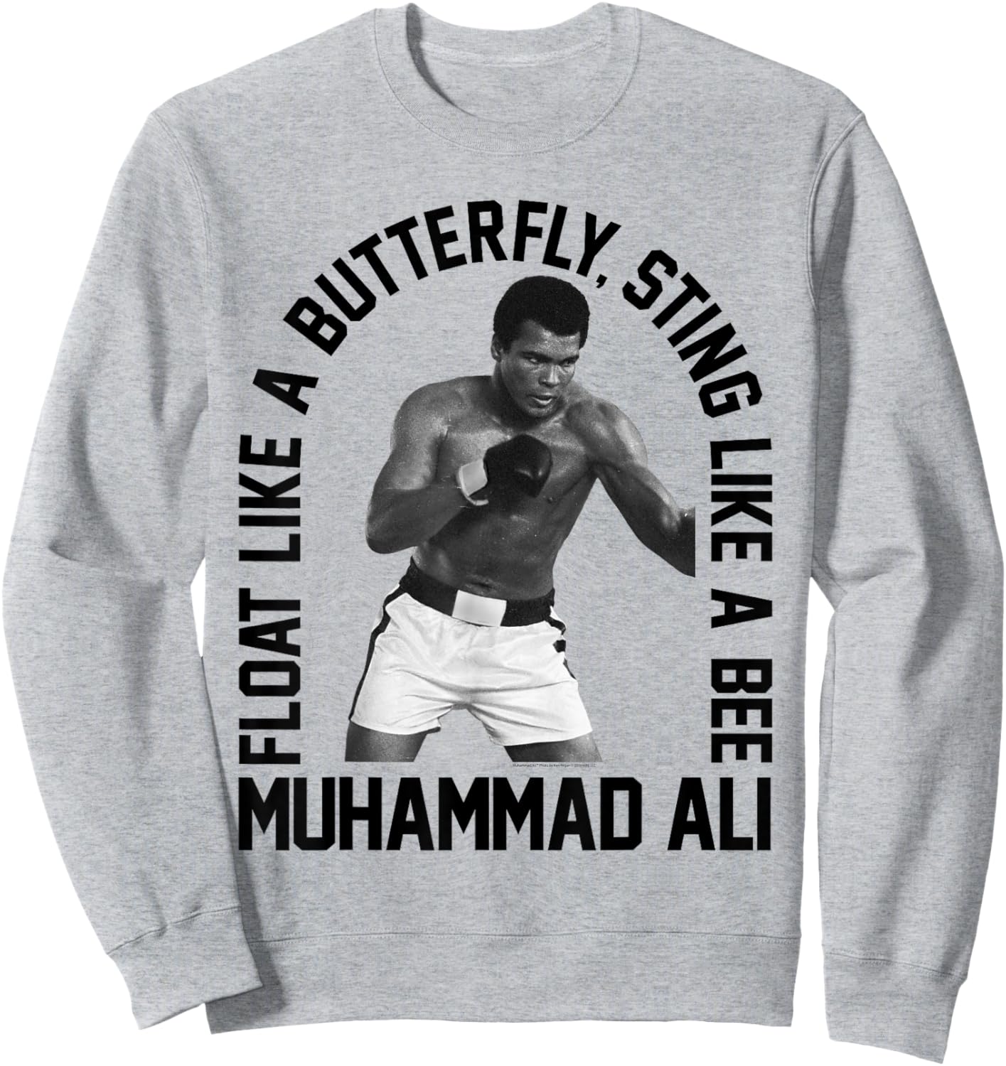 Muhammad Ali - Butterfly Sting Sweatshirt - Sweatshirt | Ash