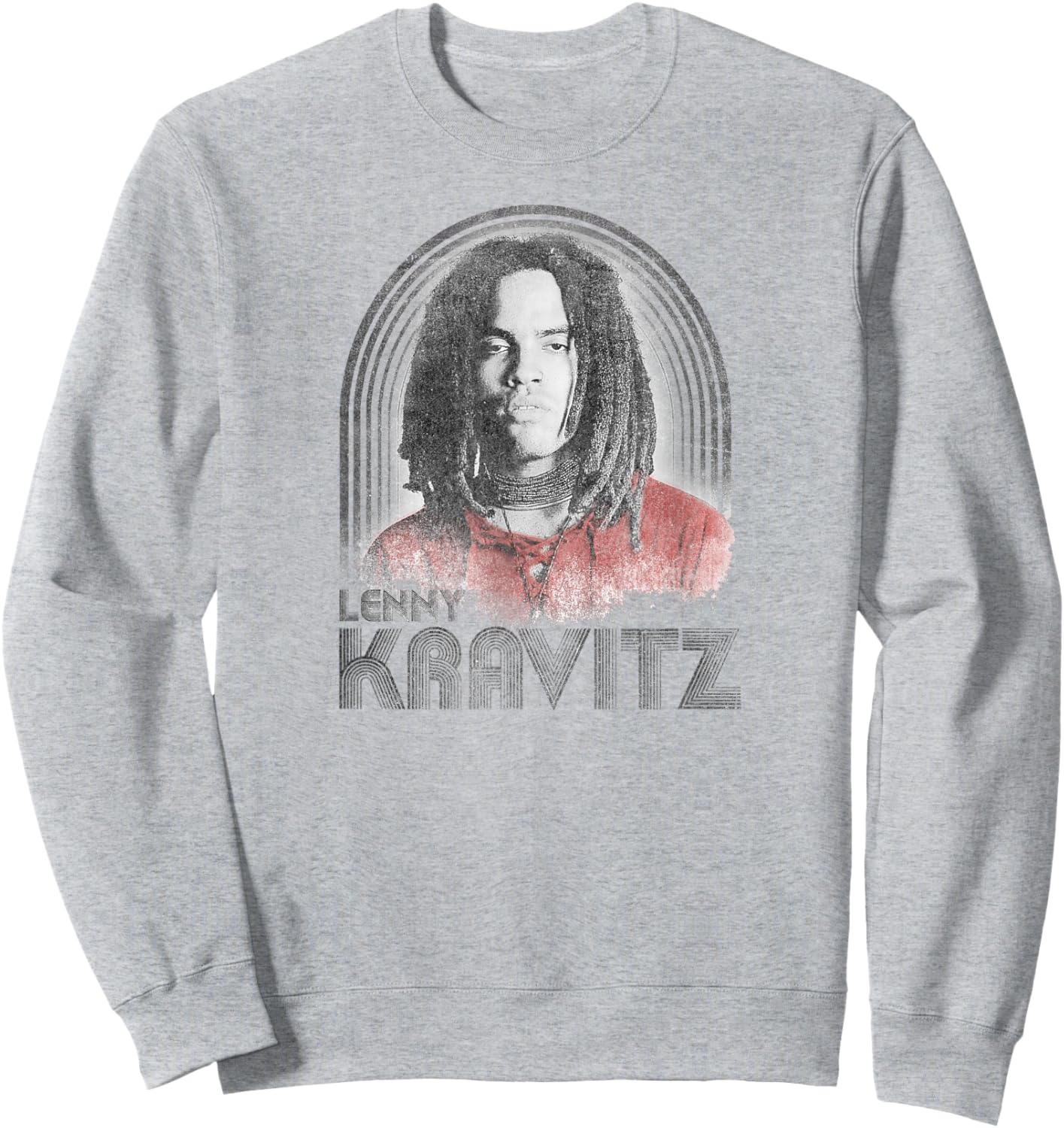 Lenny Kravitz – Retro Lines Logo Sweatshirt - Sweatshirt | Ash