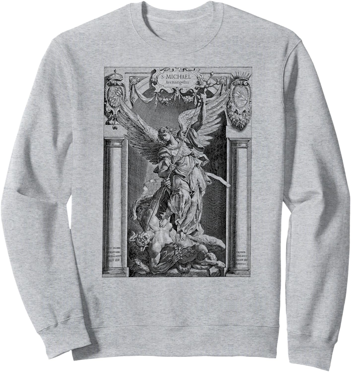 Saint Michael The Archangel Sweatshirt - Sweatshirt | Ash