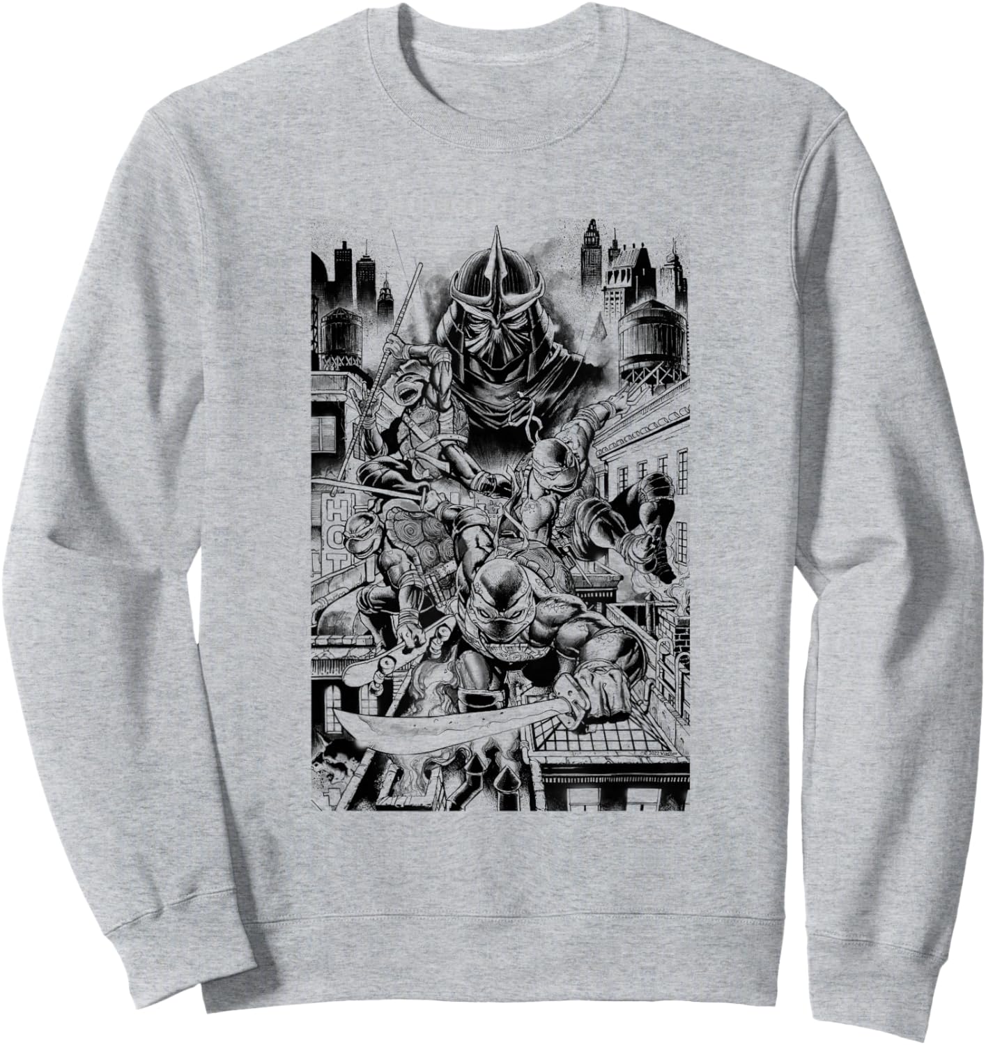 Teenage Mutant Ninja Turtles Take Down Shredder Sweatshirt - Sweatshirt | Ash