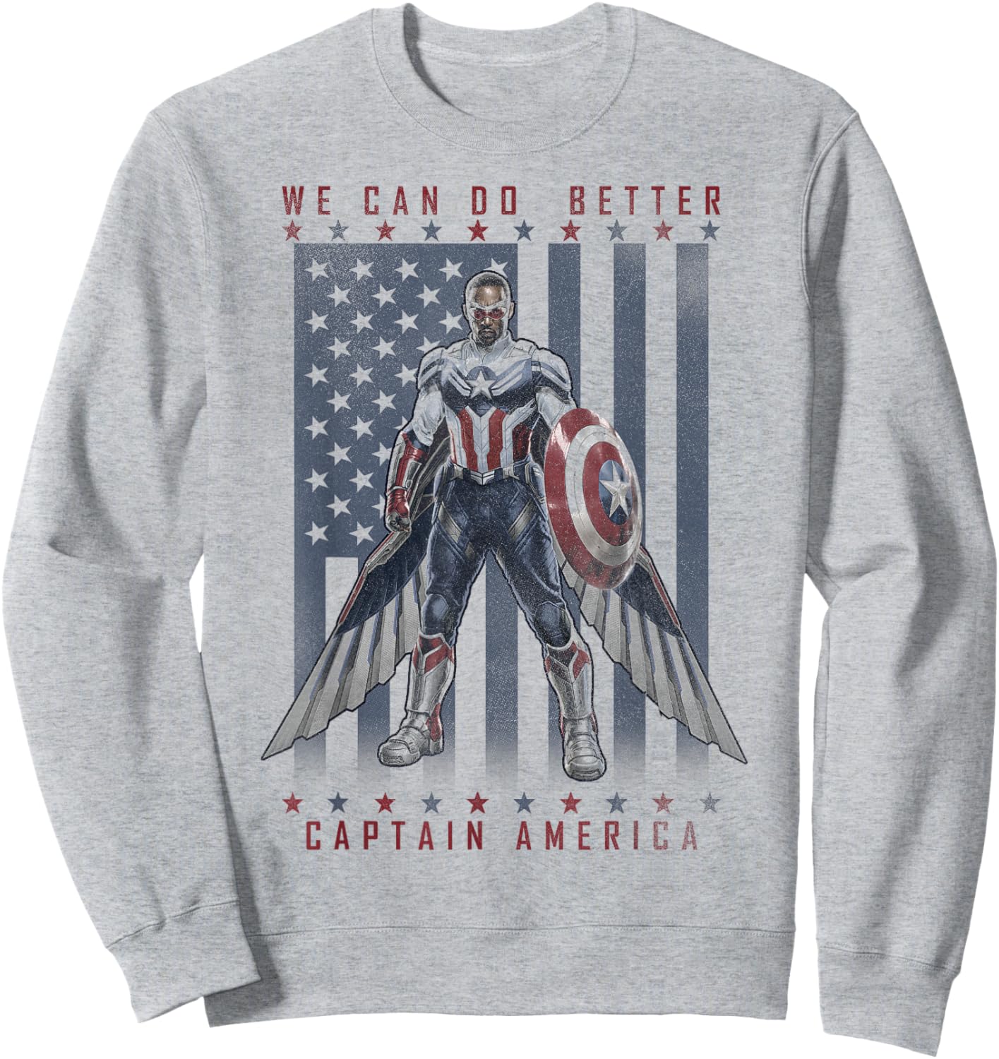 Marvel The Falcon And The Winter Soldier We Can Do Better Sweatshirt - Sweatshirt | Ash