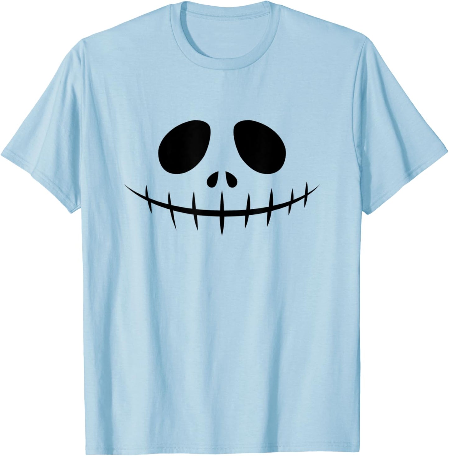 Scary Pumpkin Jack O Lantern Face Halloween Men Boys Kids T-Shirt - T-Shirt | Light Blue