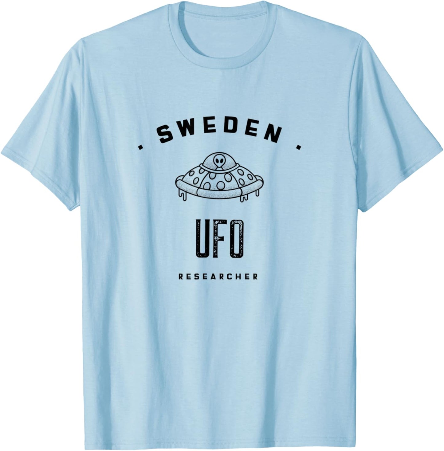 Sweden UFO Researcher T-Shirt - T-Shirt | Light Blue