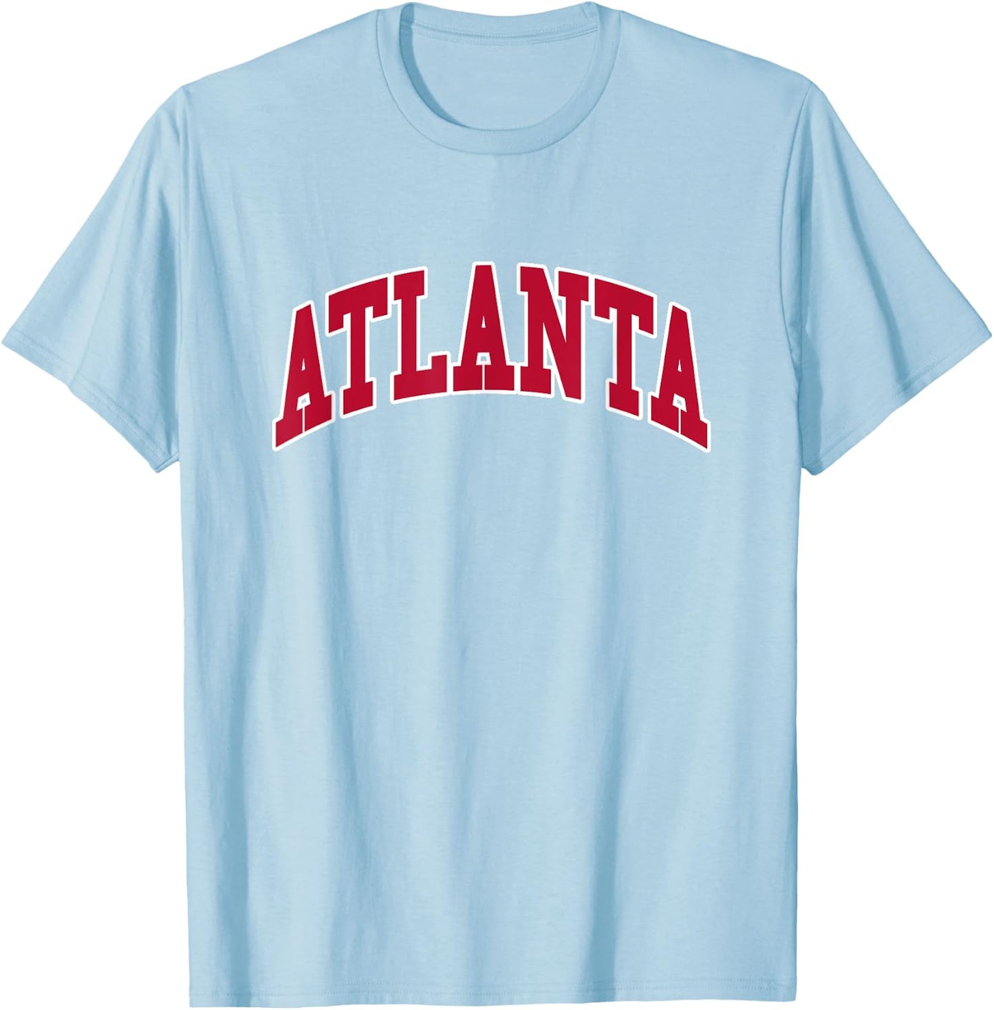 ATLANTA - Throwback Design - Classic T-Shirt - T-Shirt | Light Blue