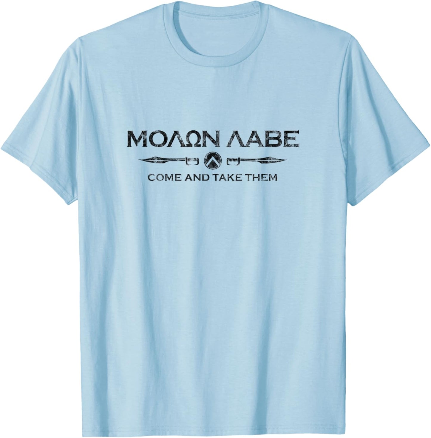 Sparta Gym and Fitness - Molon Labe T-Shirt - T-Shirt | Light Blue