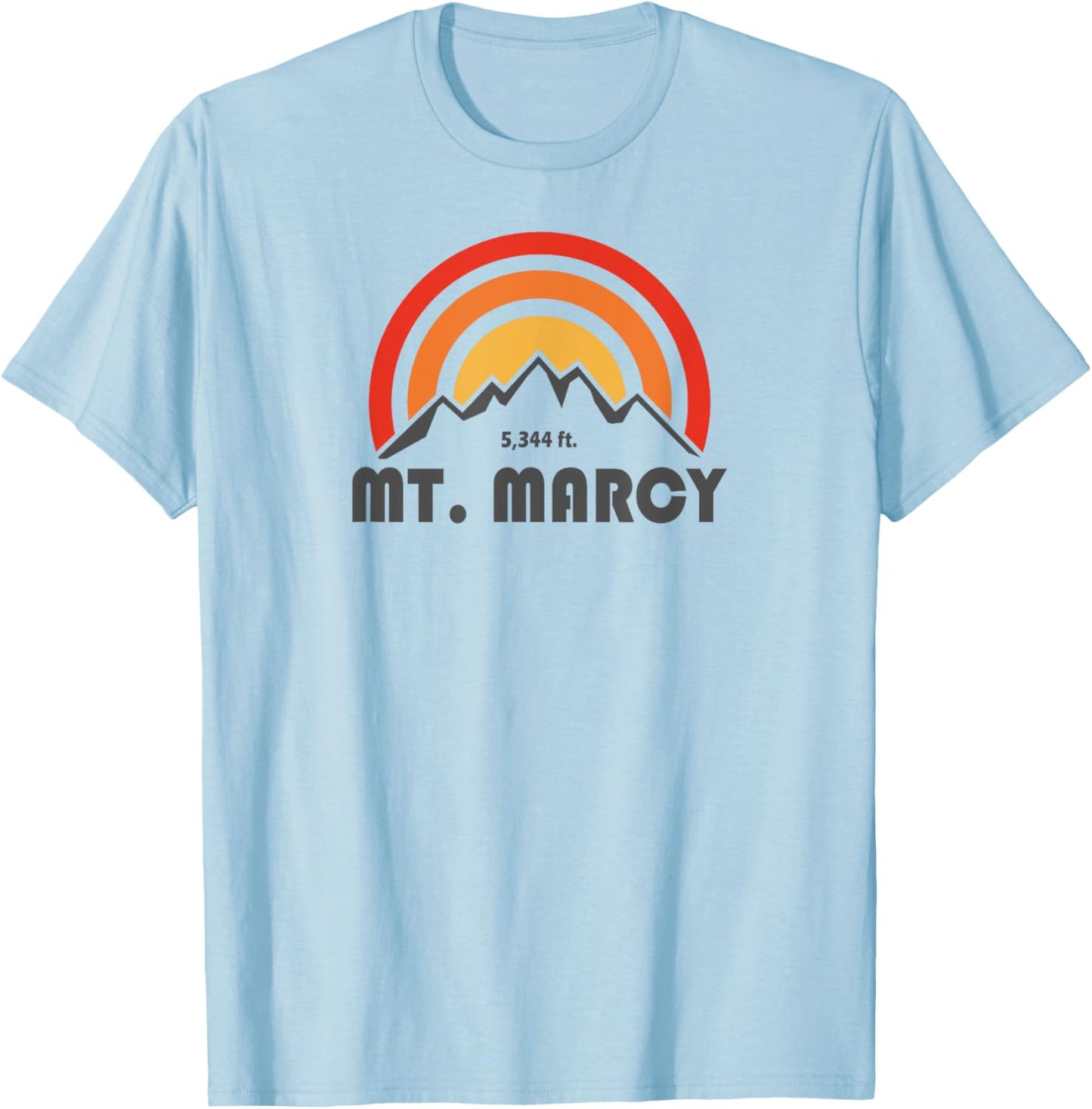 Mt. Marcy New York T-Shirt - T-Shirt | Light Blue