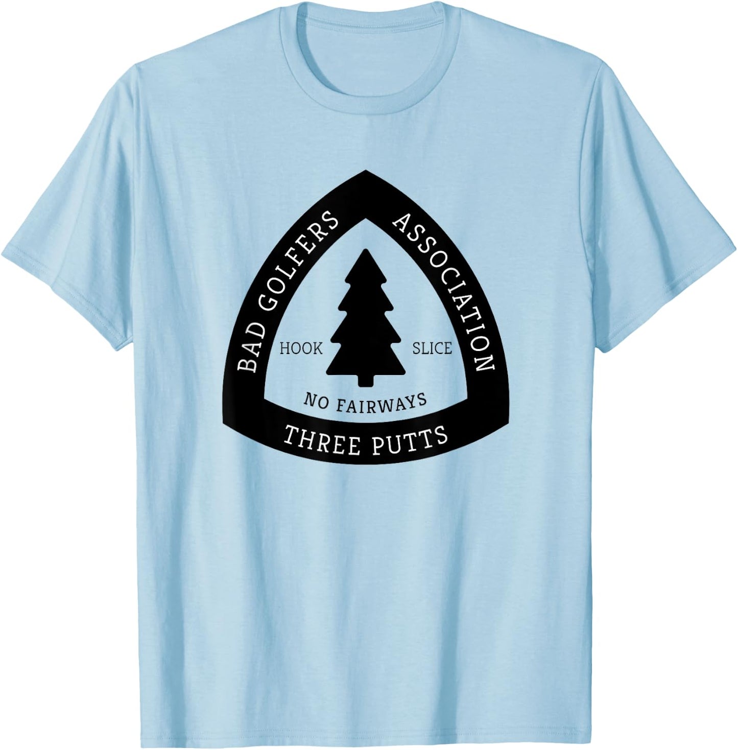 Bad Golfers Association - logo T-Shirt - T-Shirt | Light Blue