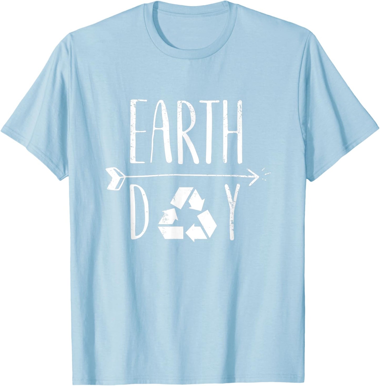 Earth Day 51th Anniversary Cute Vintage Recycling T-Shirt - T-Shirt | Light Blue
