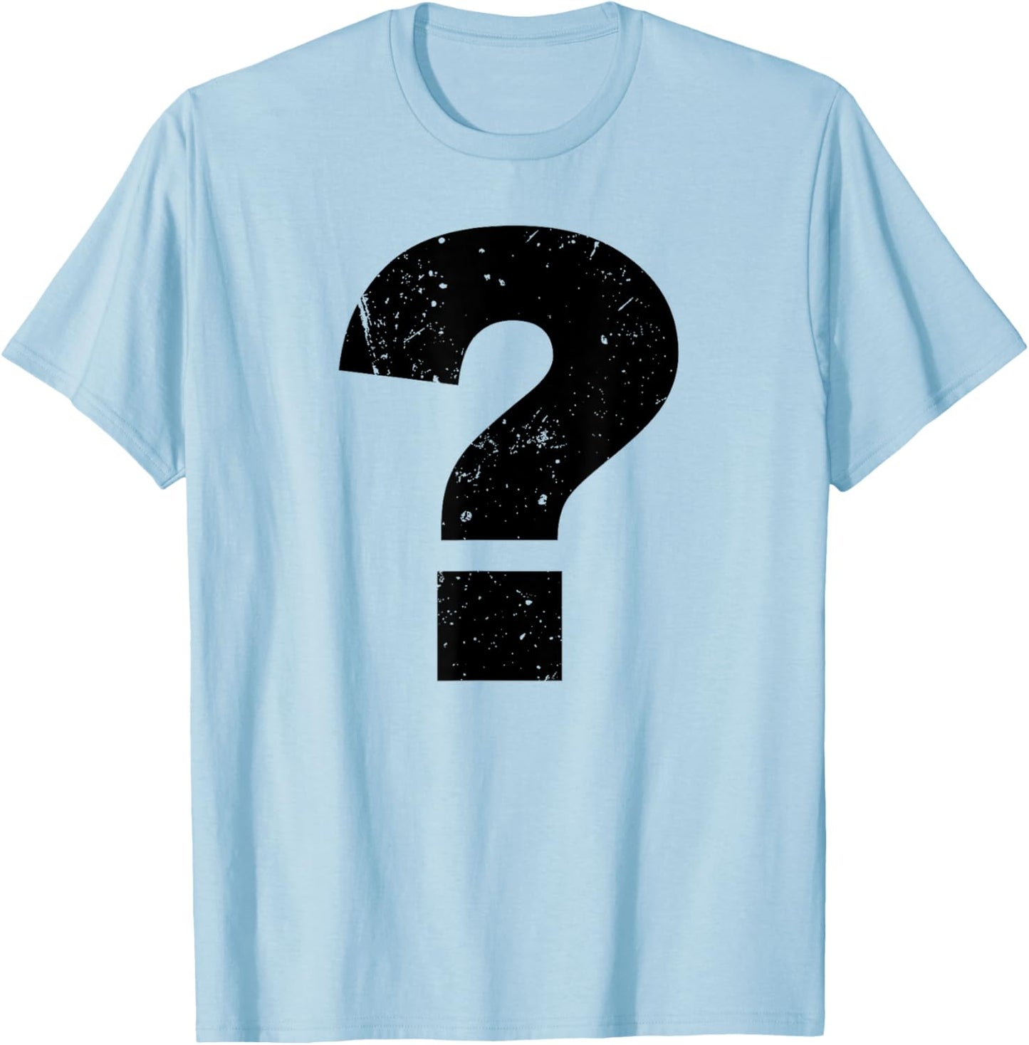 Question mark funny Questionmark T-Shirt - T-Shirt | Light Blue