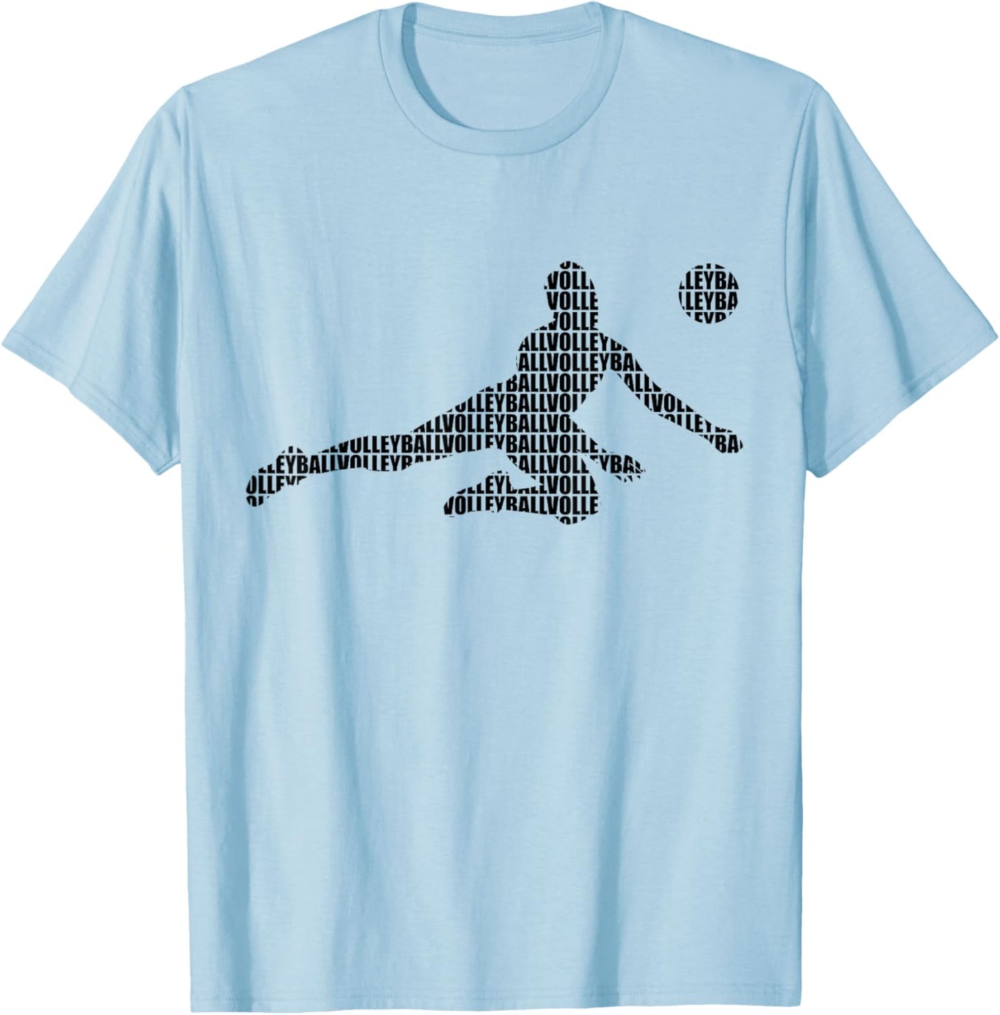 Volleyball Player Beach Volleyball Player Fun T-Shirt - T-Shirt | Light Blue
