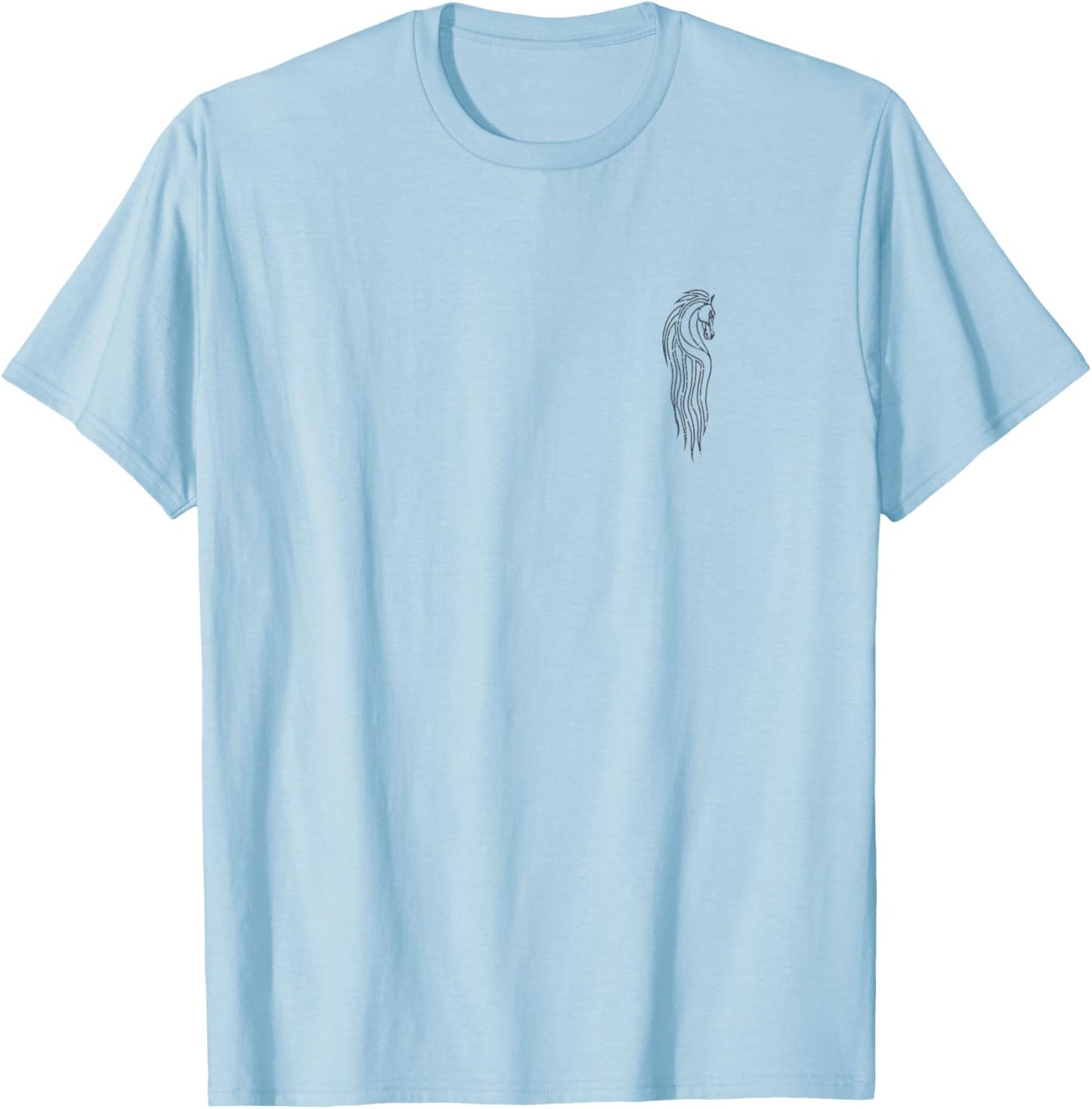 The Lord of The Rings Front Back Map and Logo Fantasy Movie T-Shirt - T-Shirt | Light Blue