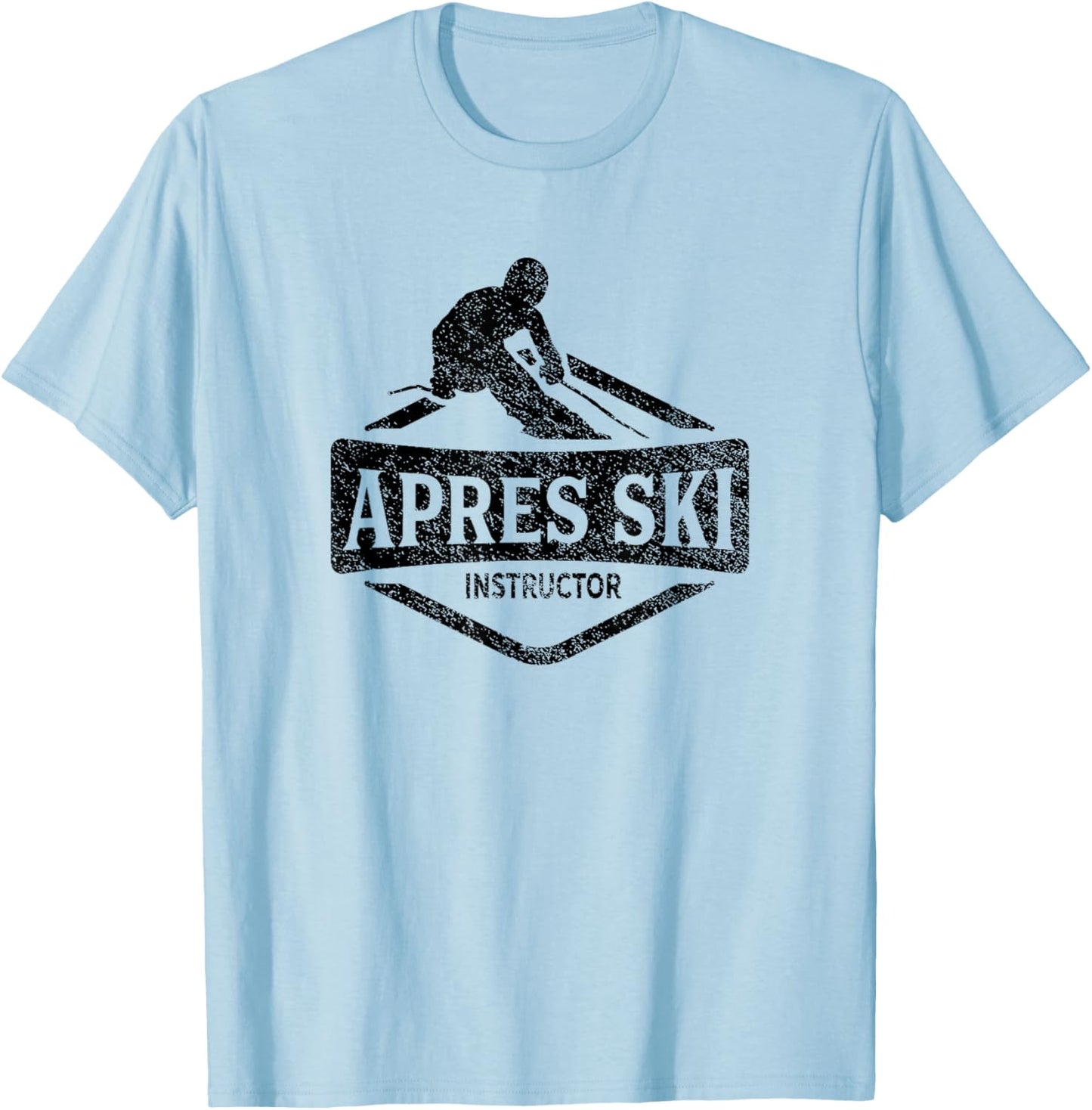 Apres Ski Instructor Party Afterski Skiing Skier T-Shirt - T-Shirt | Light Blue