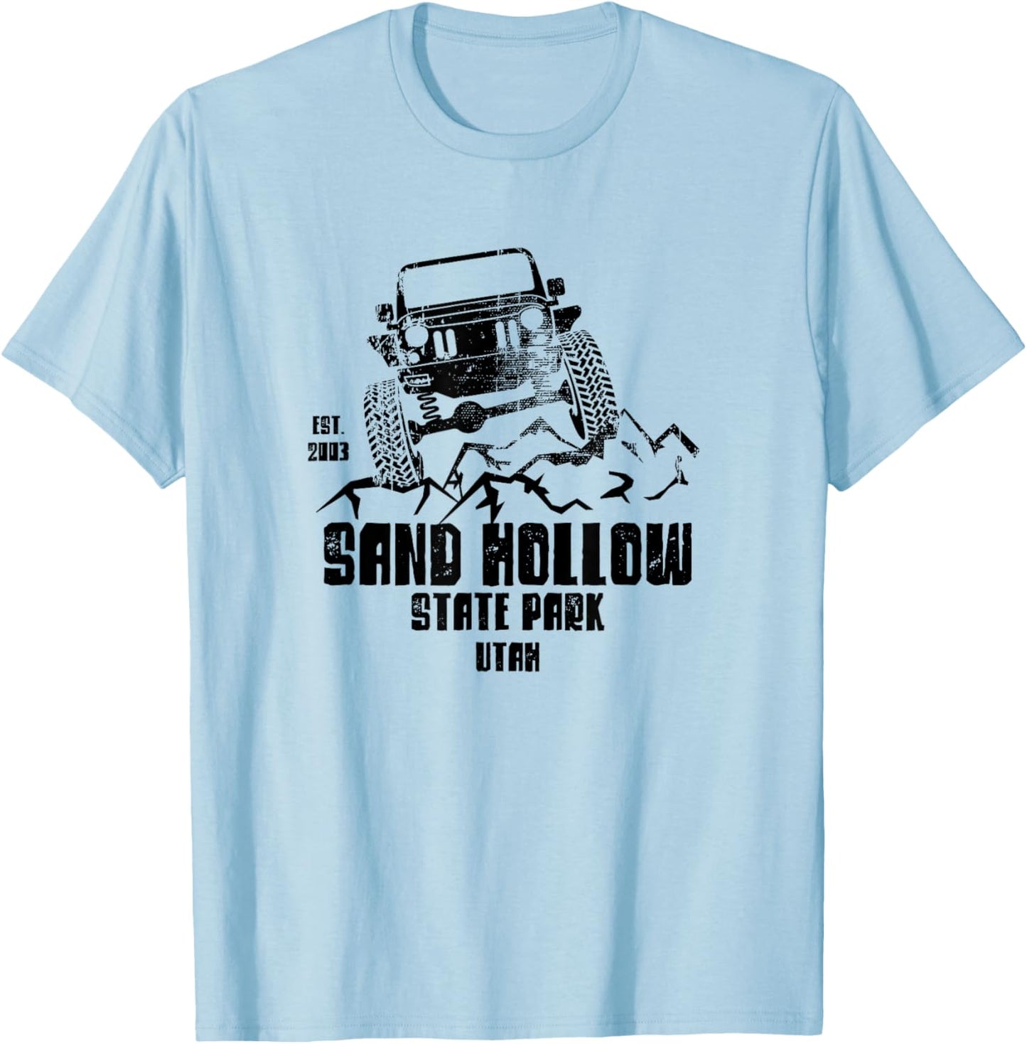 SAND HOLLOW STATE PARK cool design T-Shirt - T-Shirt | Light Blue