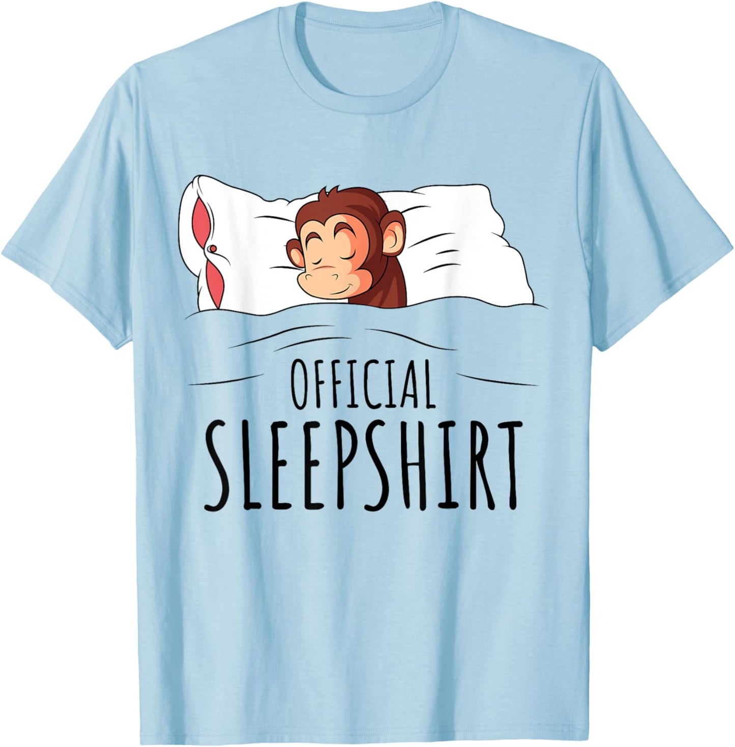 Monkey Official Sleepshirt T-Shirt - T-Shirt | Light Blue