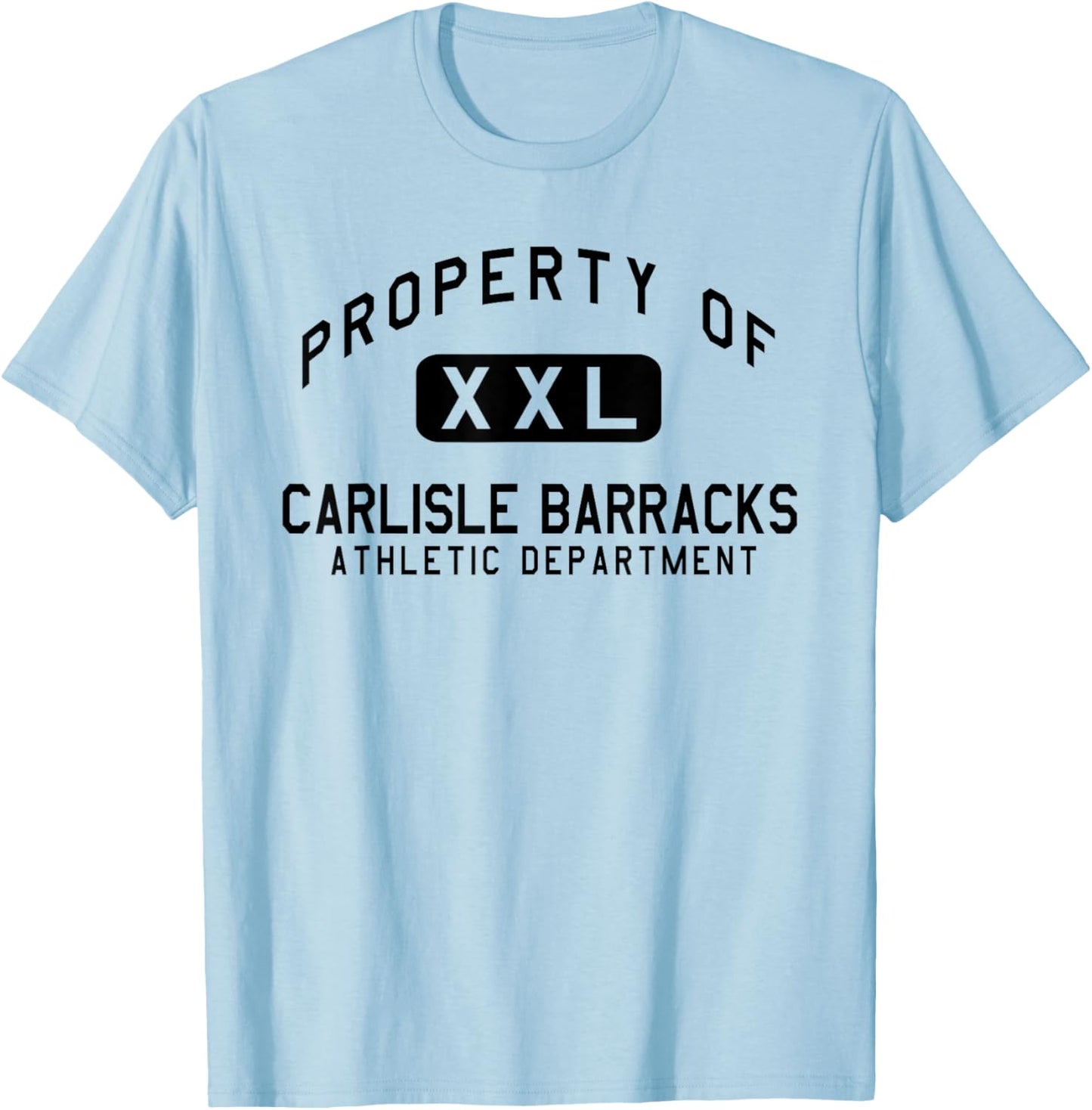 Property of Carlisle Barracks Athletic Department T-Shirt - T-Shirt | Light Blue