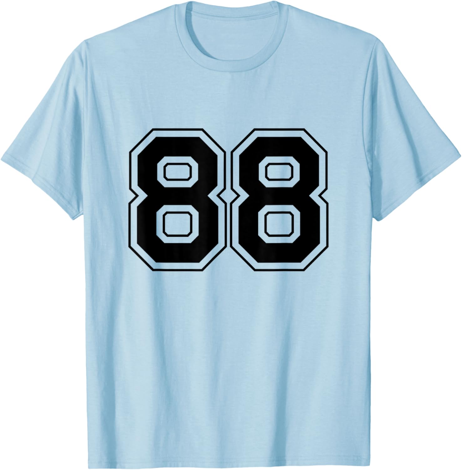 Number 88 T-Shirt - T-Shirt | Light Blue