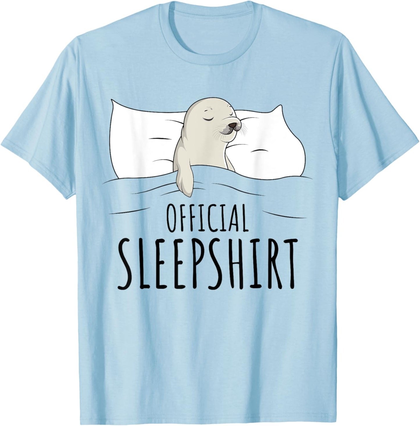 Seal Sea Lion Official Sleepshirt T-Shirt - T-Shirt | Light Blue