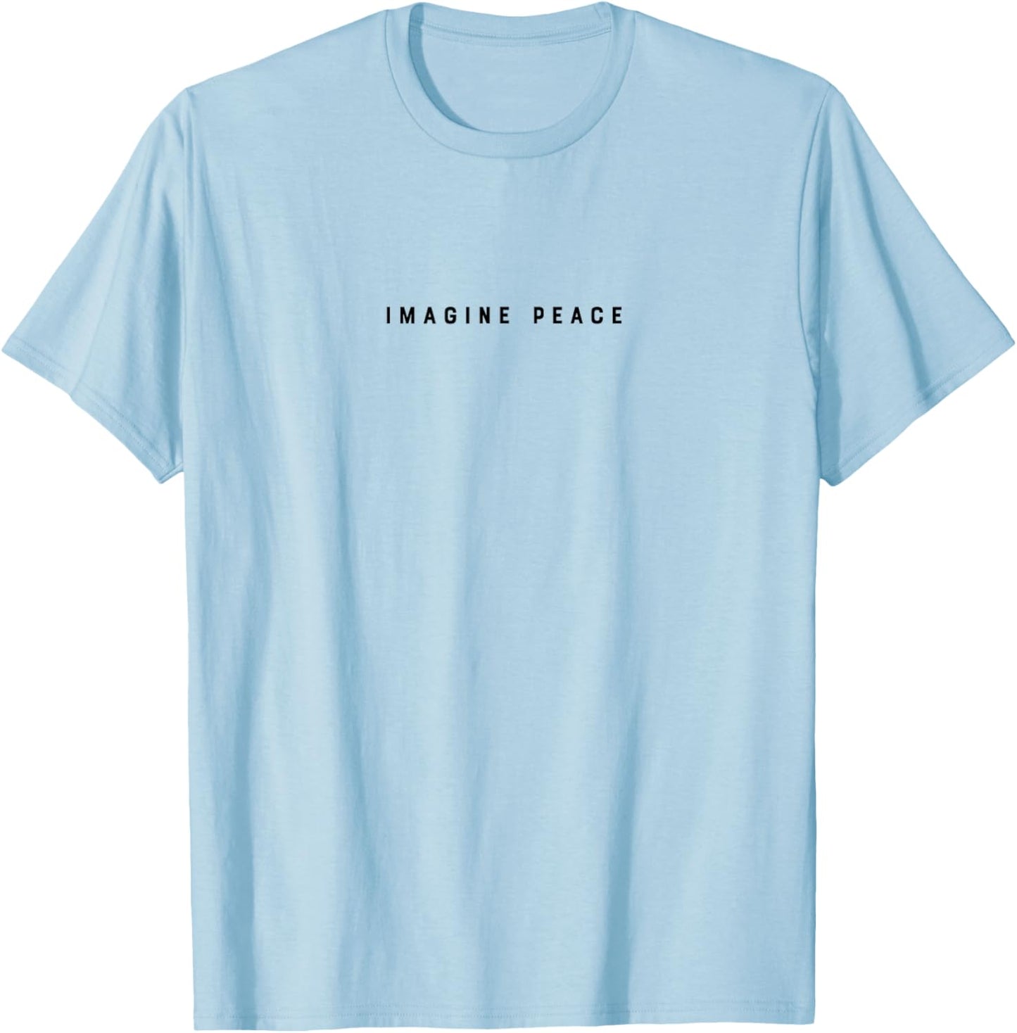 Imagine peace minimalist design T-Shirt - T-Shirt | Light Blue