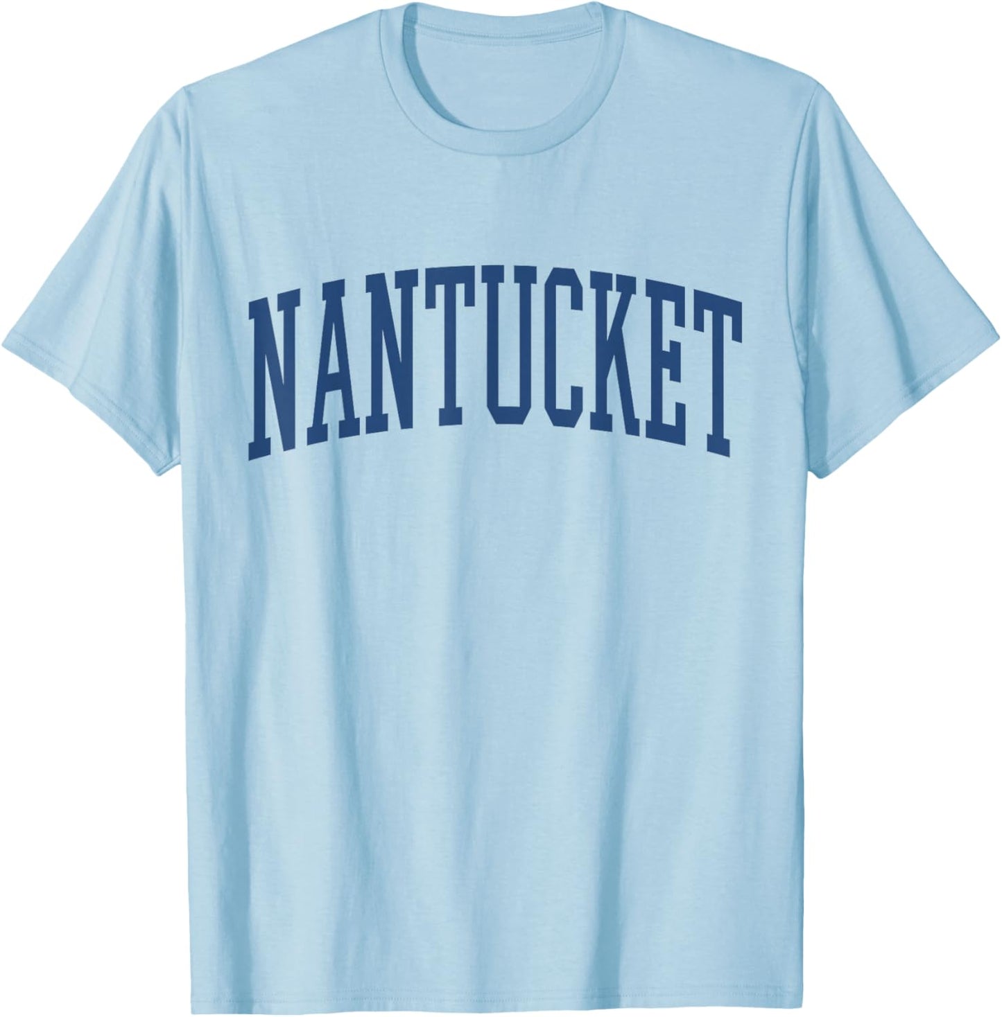 Varsity Grey Nantucket T-Shirt - T-Shirt | Light Blue