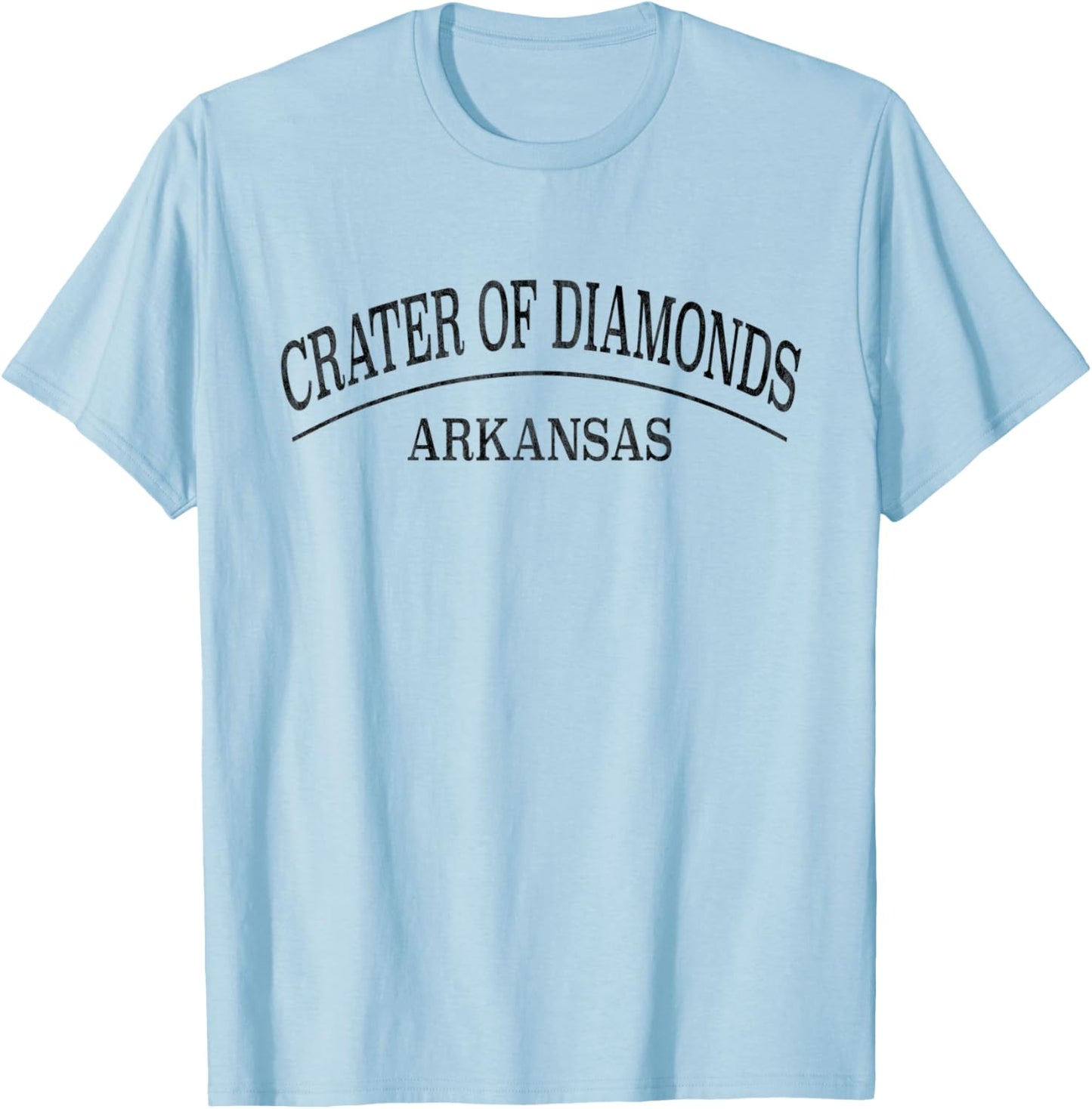Crater of Diamonds Arkansas -Crater of Diamonds AR T-Shirt - T-Shirt | Light Blue
