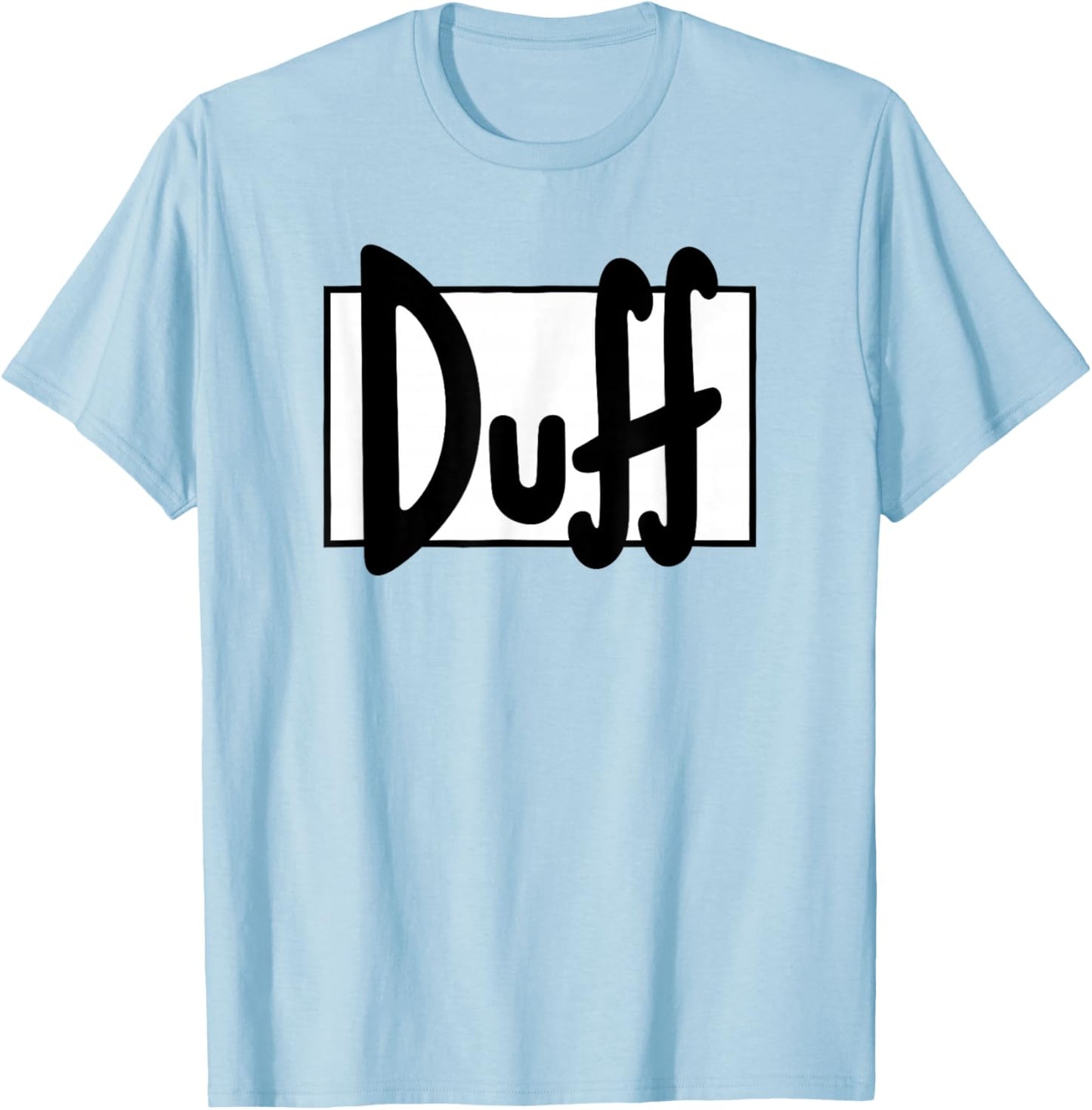 The Simpsons Duff Beer Large T-Shirt - T-Shirt | Light Blue
