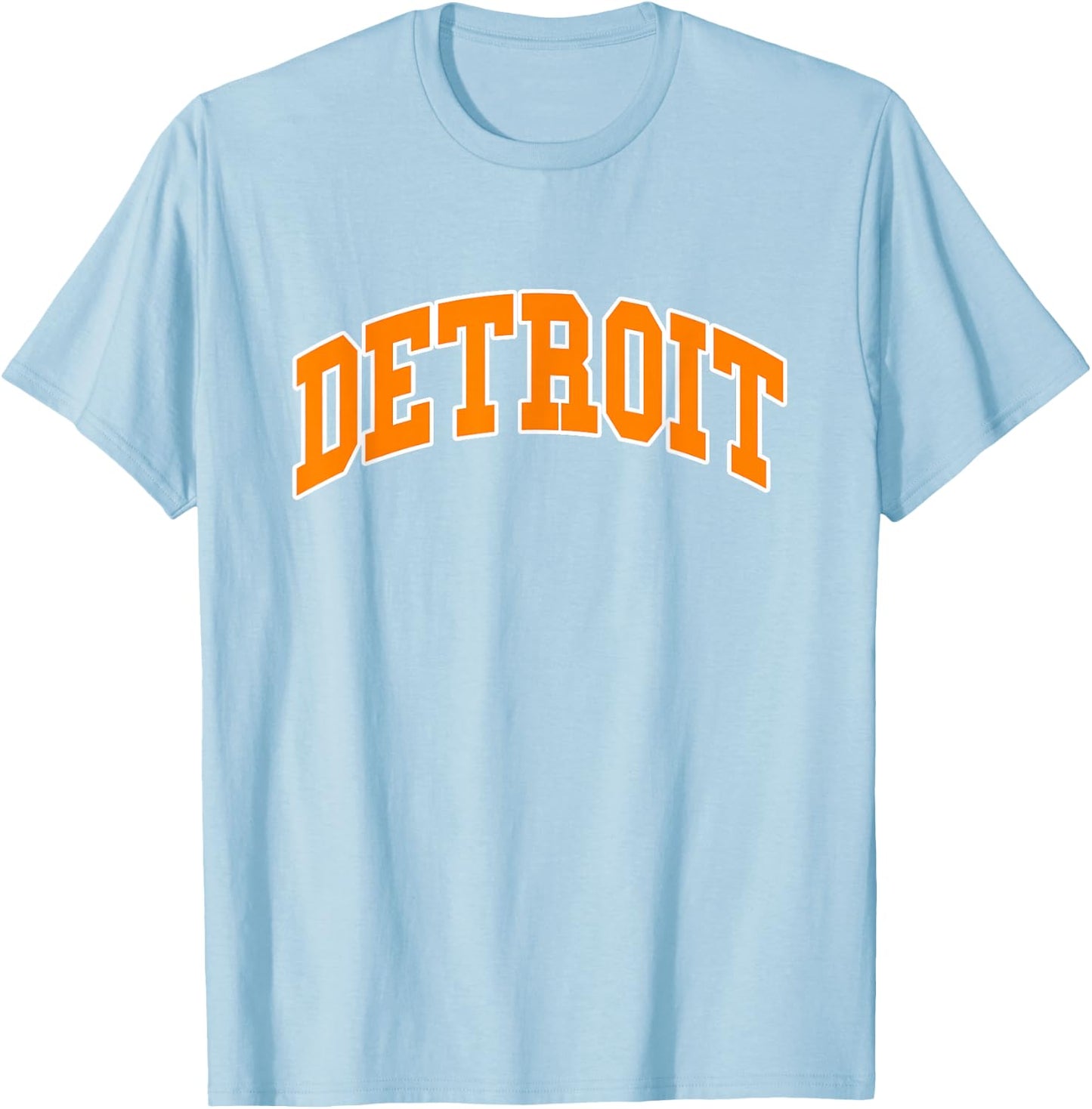 Detroit - Throwback Design - Classic T-Shirt - T-Shirt | Light Blue