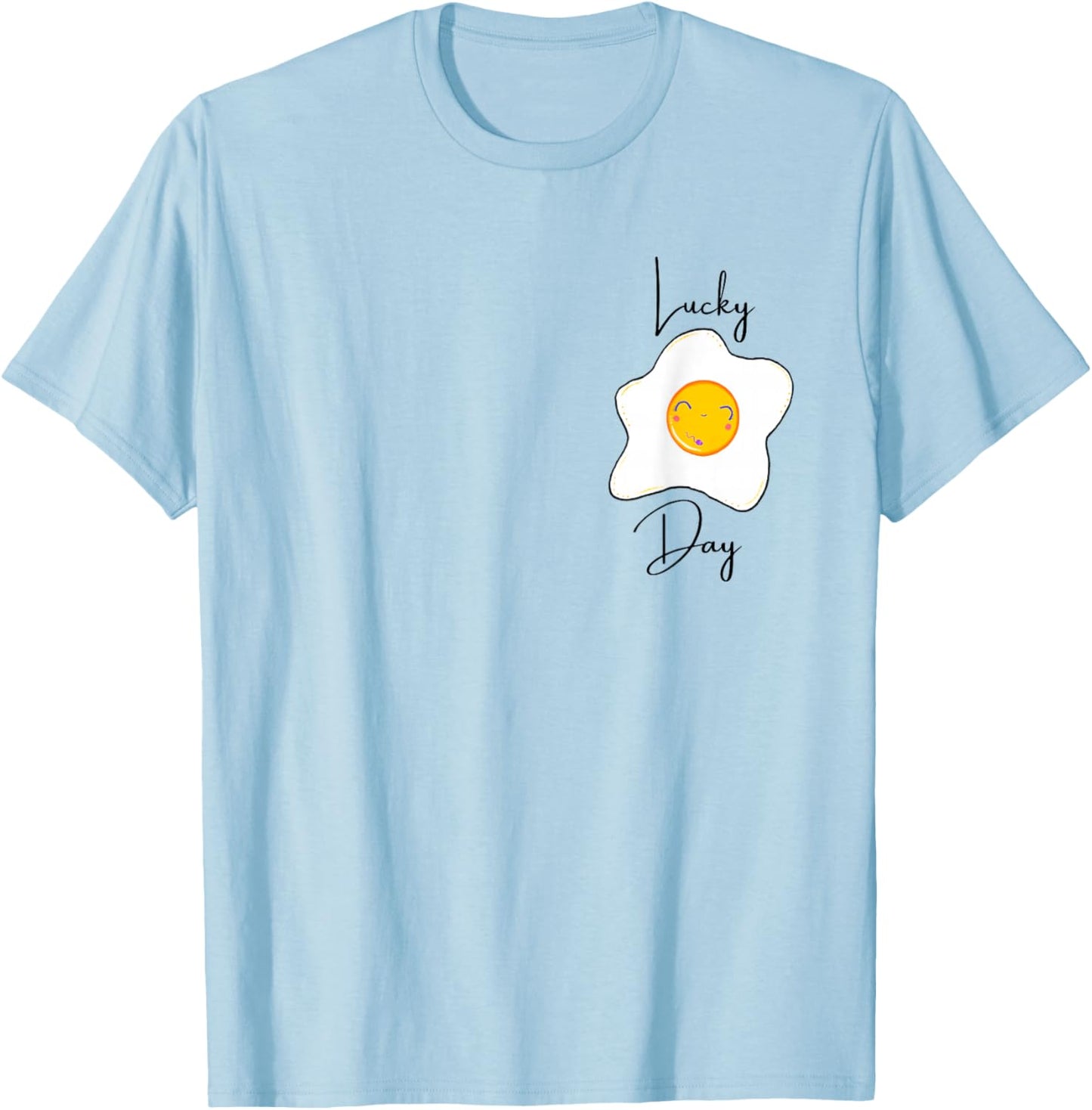 Lucky Egg Transfer Embryo Retrieval Day IVF IUI Support Gift T-Shirt - T-Shirt | Light Blue