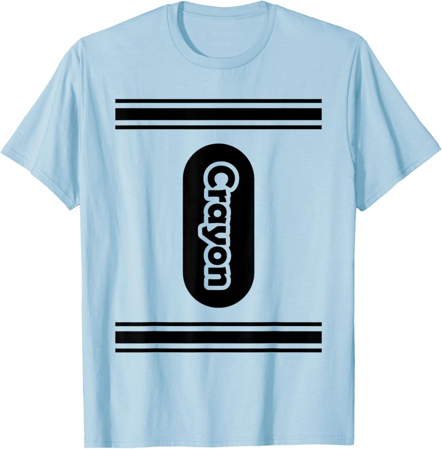 Pick Any Color Crayon Box Halloween Costume Couple & Group T-Shirt - T-Shirt | Light Blue