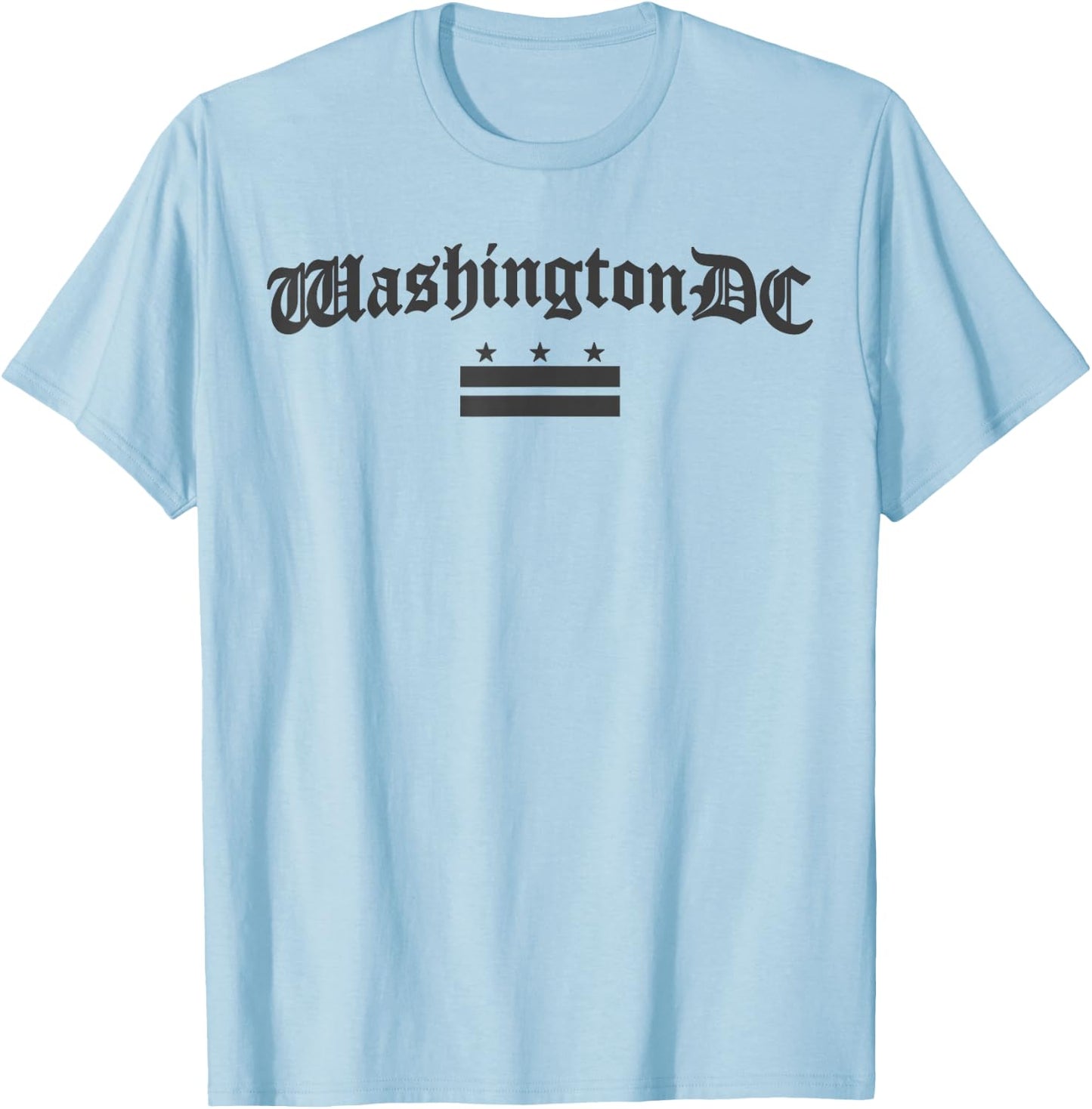 District of Columbia Flag Washington DC Men Women Kids T-Shirt - T-Shirt | Light Blue