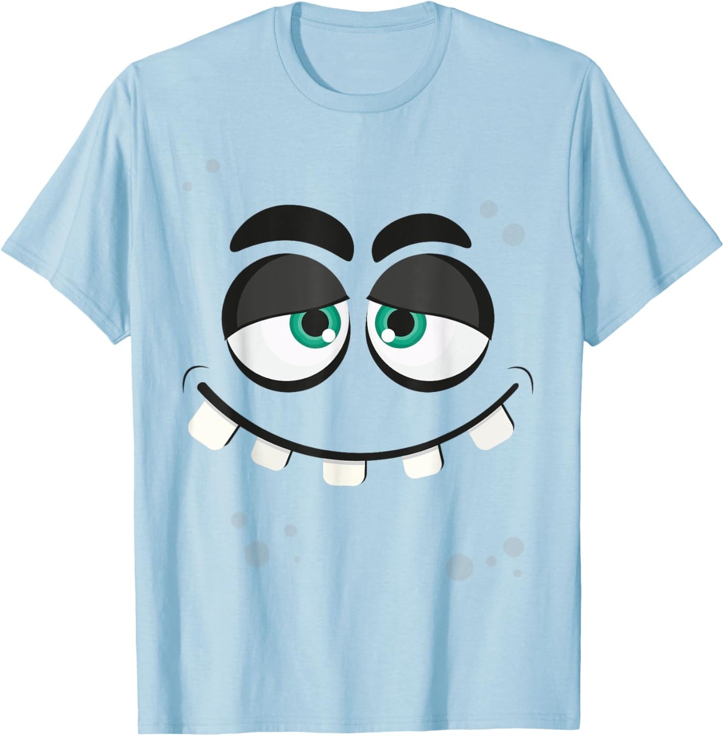Monster Face T-Shirt - T-Shirt | Light Blue