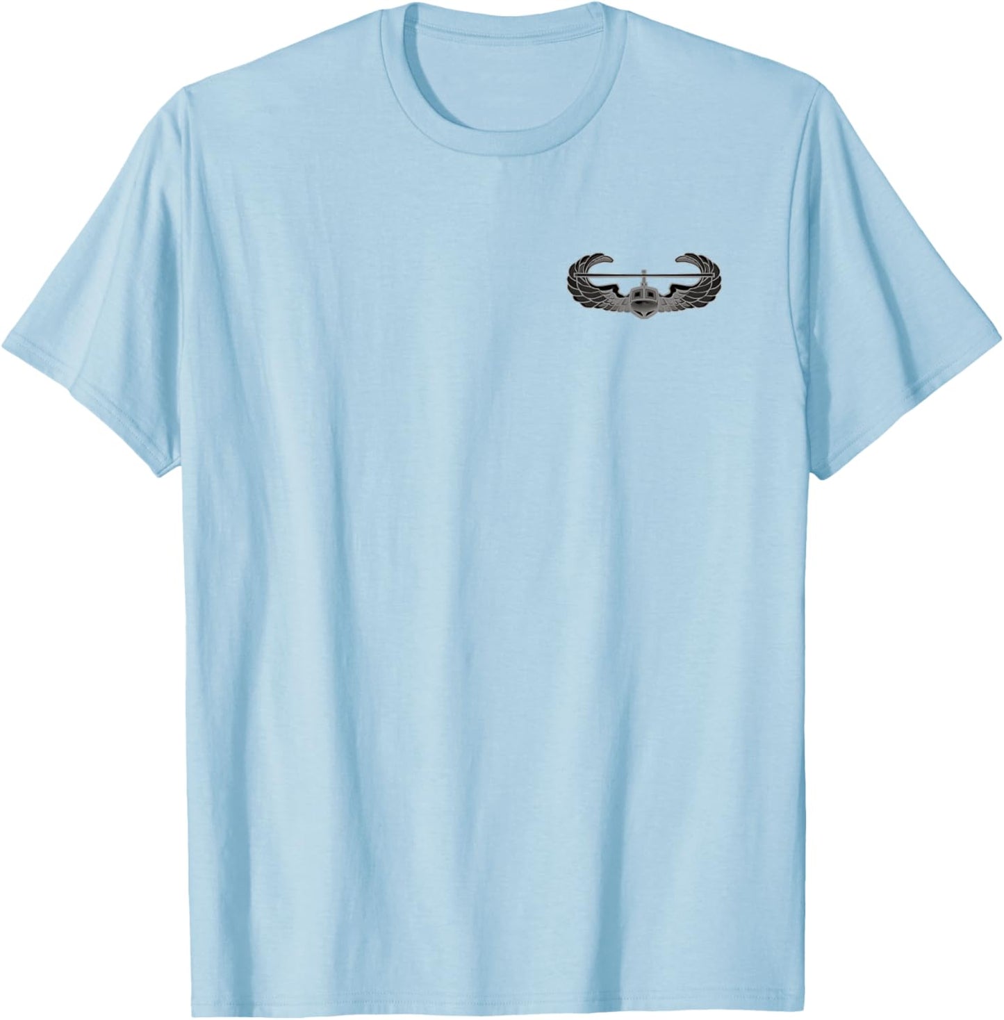 Air Assault Badge Us Army Helicopter Wings T-Shirt - T-Shirt | Light Blue