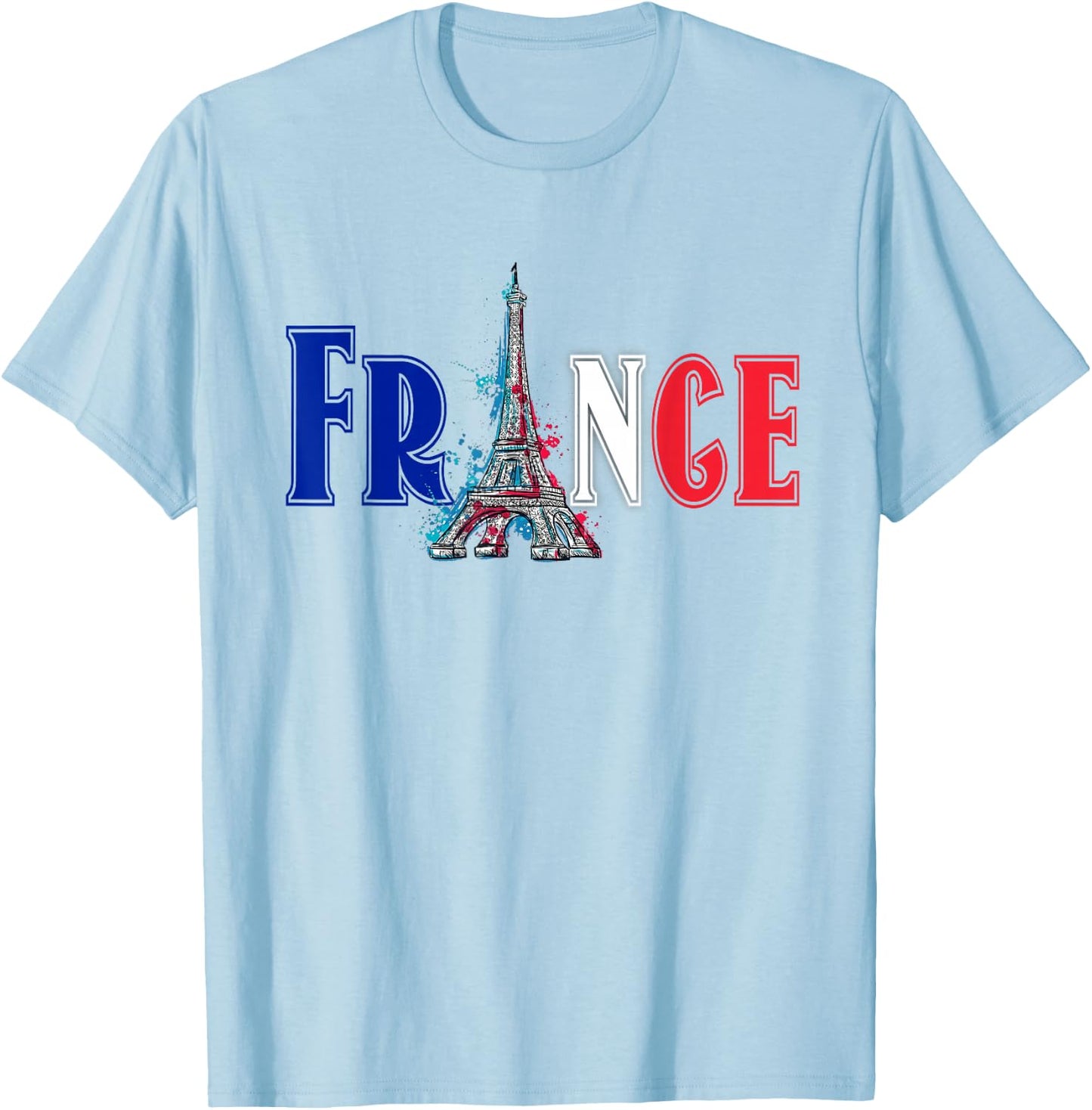 French Girls, France Flag Kids, France Women, Kids France T-Shirt - T-Shirt | Light Blue