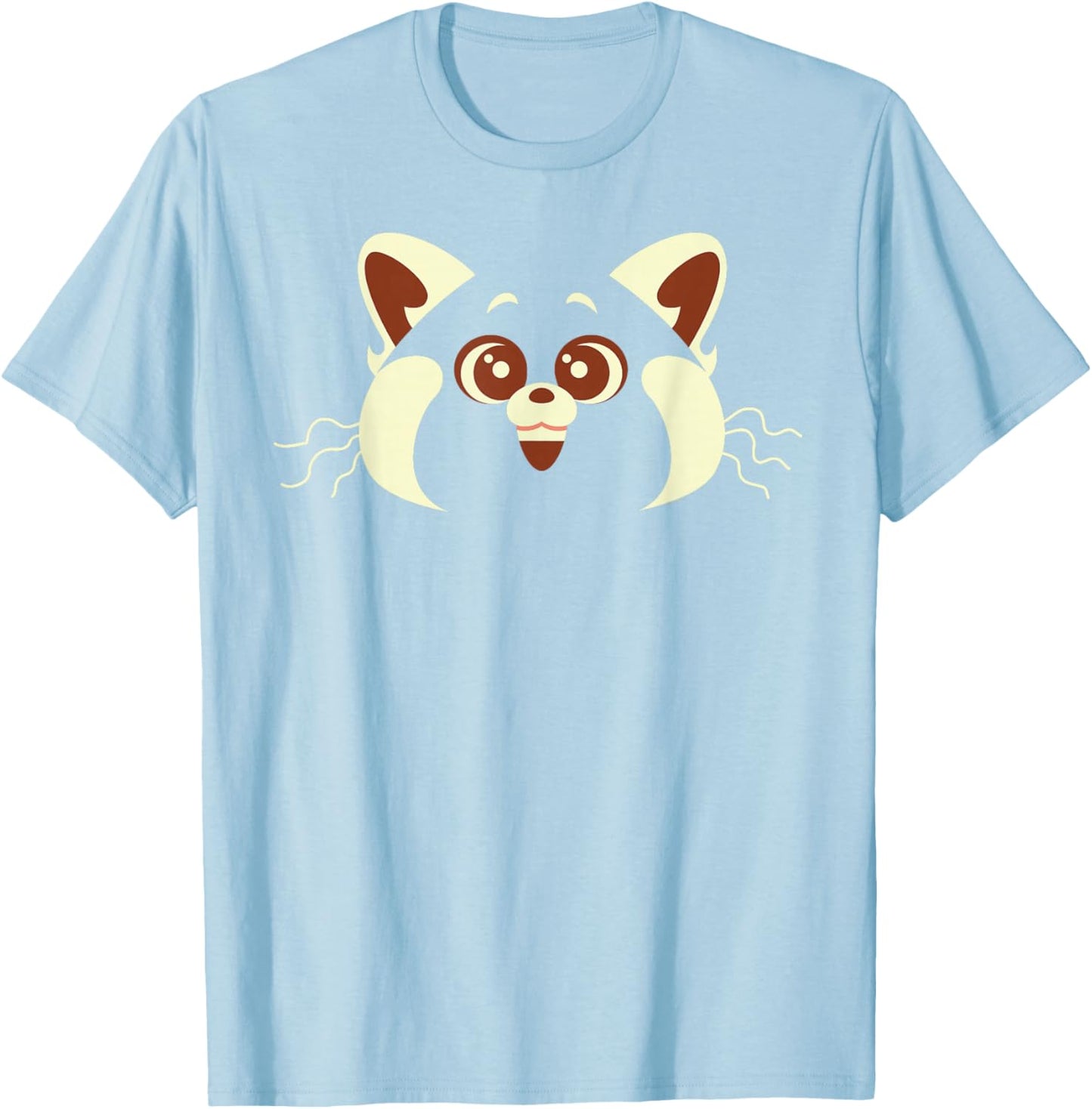 Disney Pixar Turning Red Panda Mei Face T-Shirt - T-Shirt | Light Blue