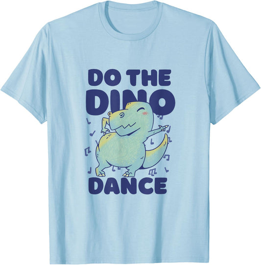 Dino dance couple dinosaur dance dance studio dancing T-Shirt - T-Shirt | Light Blue