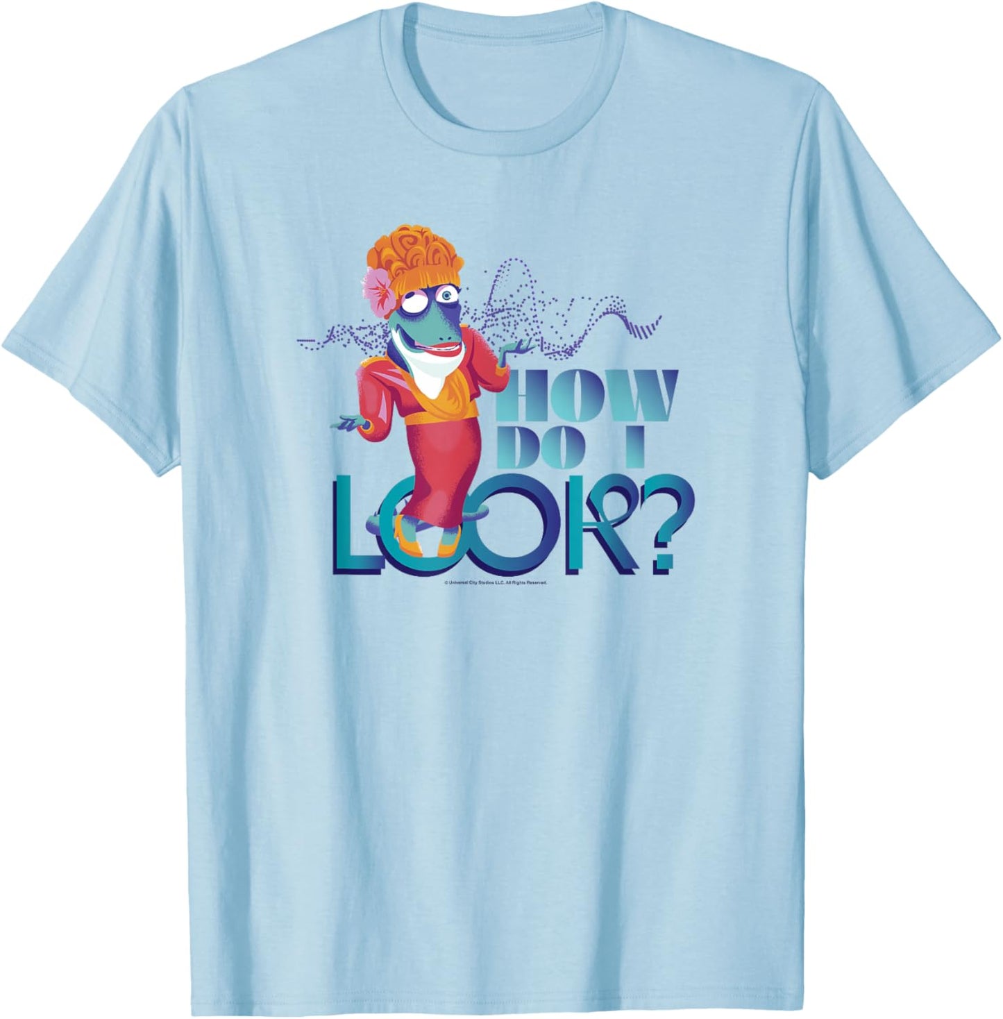 Sing 2 Miss Crawly How Do I Look? T-Shirt - T-Shirt | Light Blue