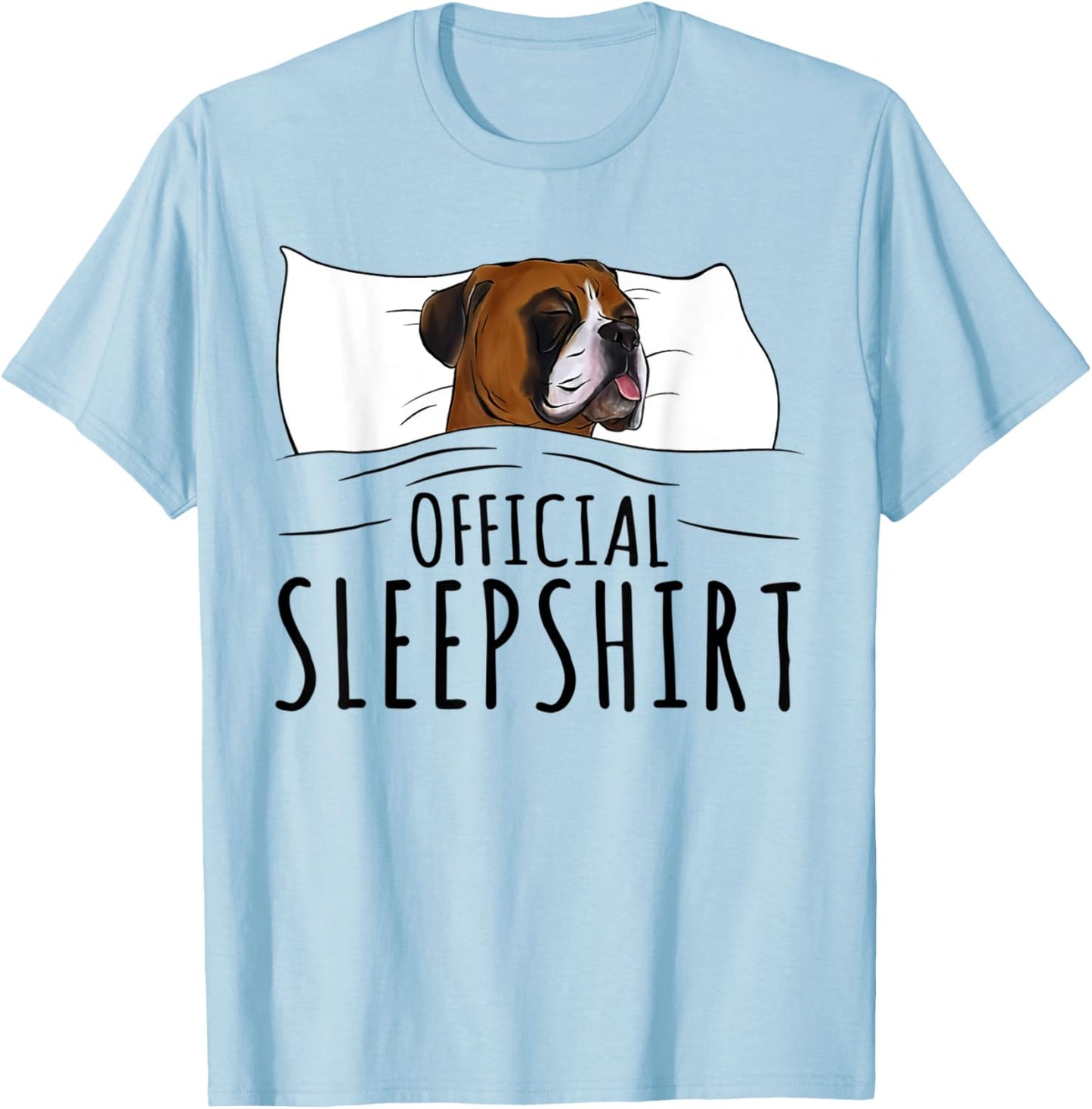 Boxer Official Sleep Shirt Boxer Lovers T-Shirt - T-Shirt | Light Blue