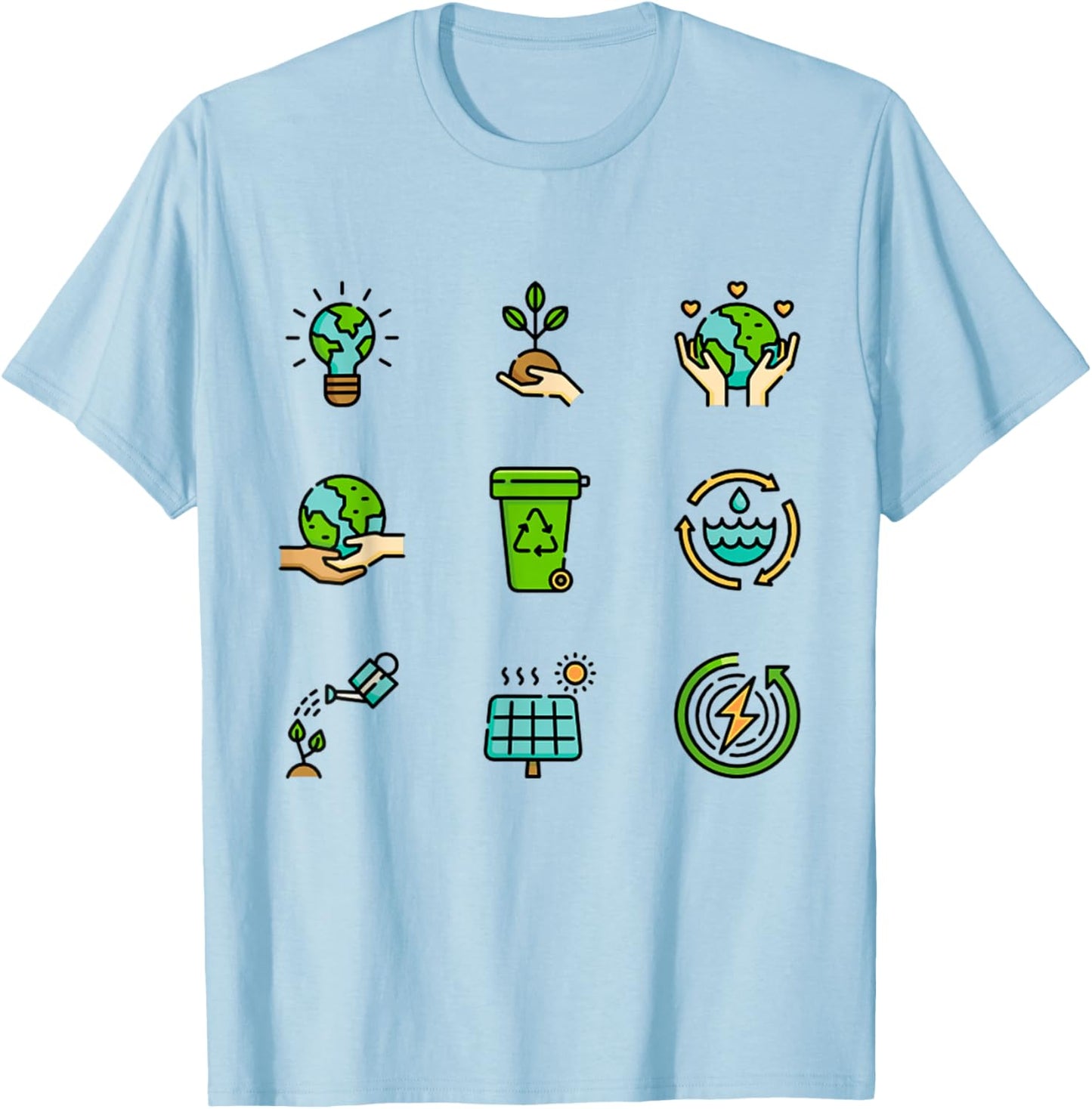 Recycle shirt for , recycle for girls, recycle for boys T-Shirt - T-Shirt | Light Blue