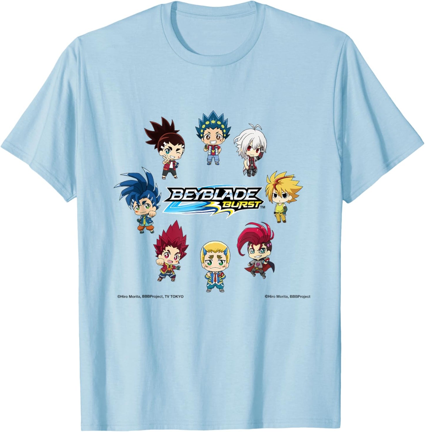 Beyblade Burst Mini Characters T-Shirt - T-Shirt | Light Blue