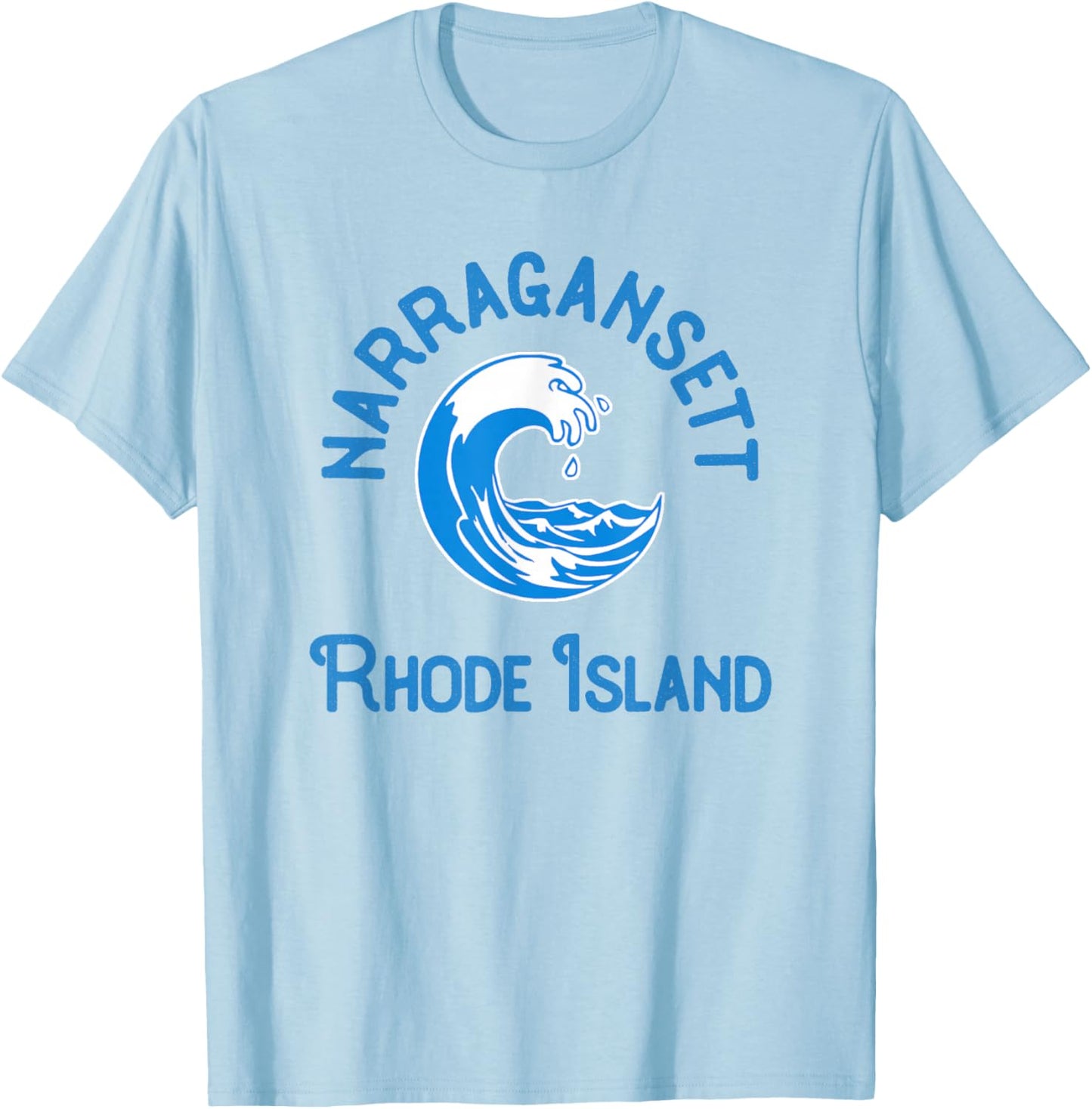 Narragansett Rhode Island T-Shirt - T-Shirt | Light Blue