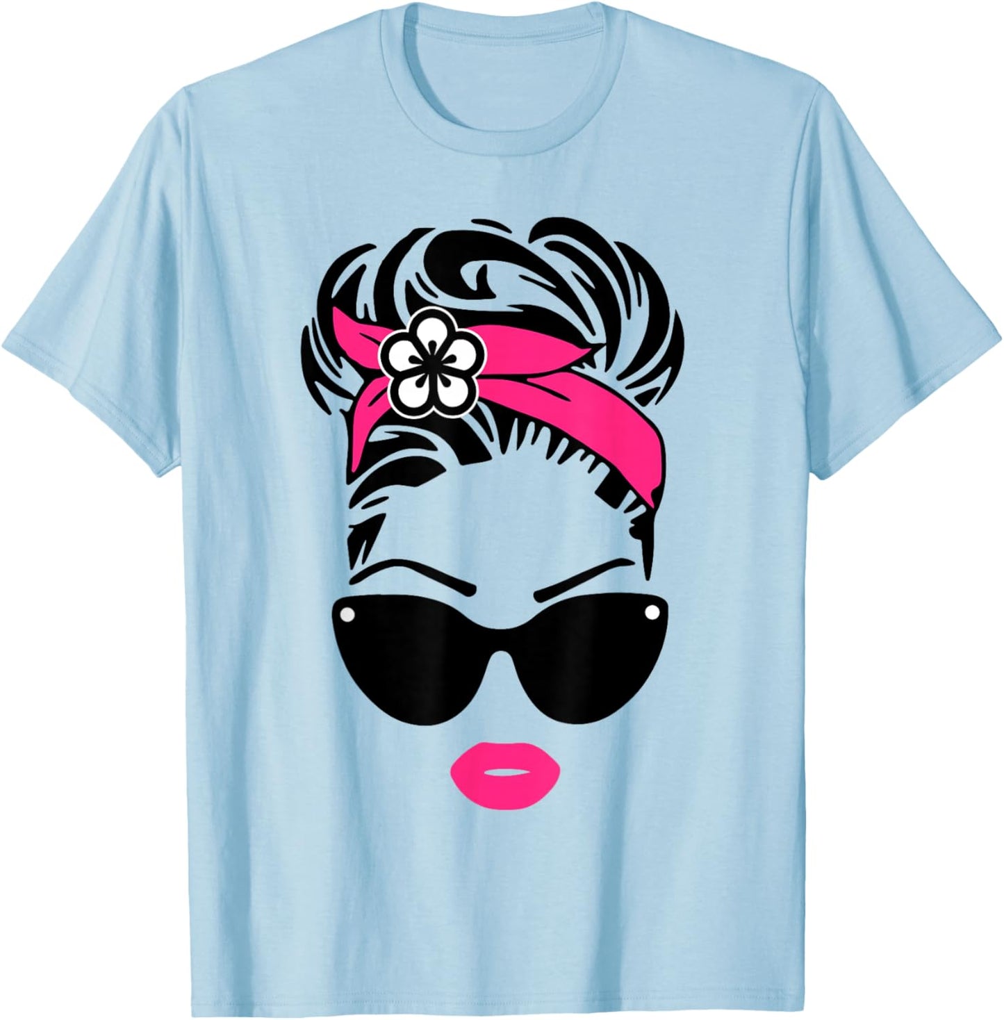 Rockabilly Girl Pin Up Style Retro 50s Sock Hop Party Pinup T-Shirt - T-Shirt | Light Blue