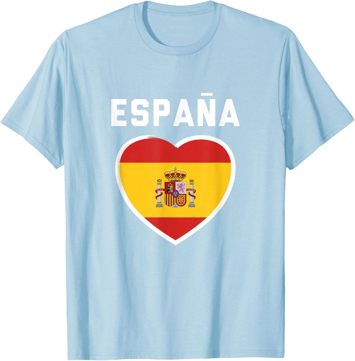 Spain & Espana - Soccer & Football Flag Jersey T-Shirt - T-Shirt | Light Blue