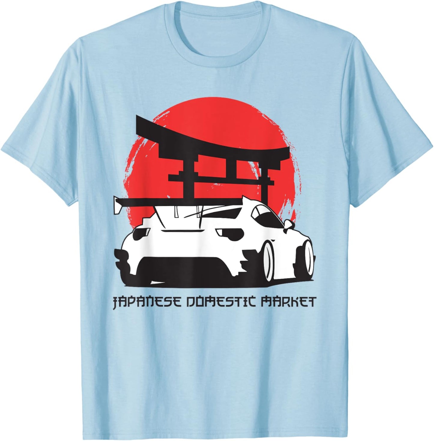 JDM Japan Motorsport Tuning Car 90s T-Shirt - T-Shirt | Light Blue