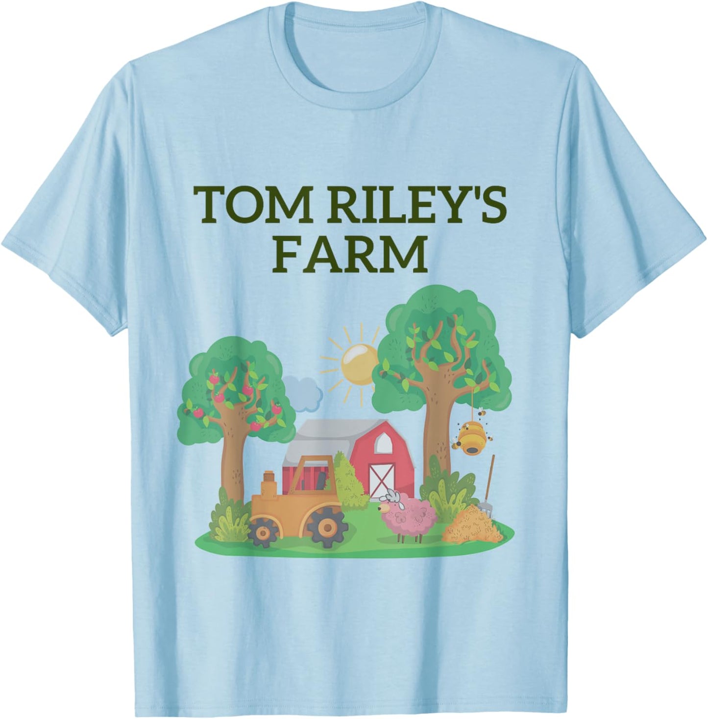 Tom Riley's Farm - Adventures in Odyssey T-Shirt - T-Shirt | Light Blue
