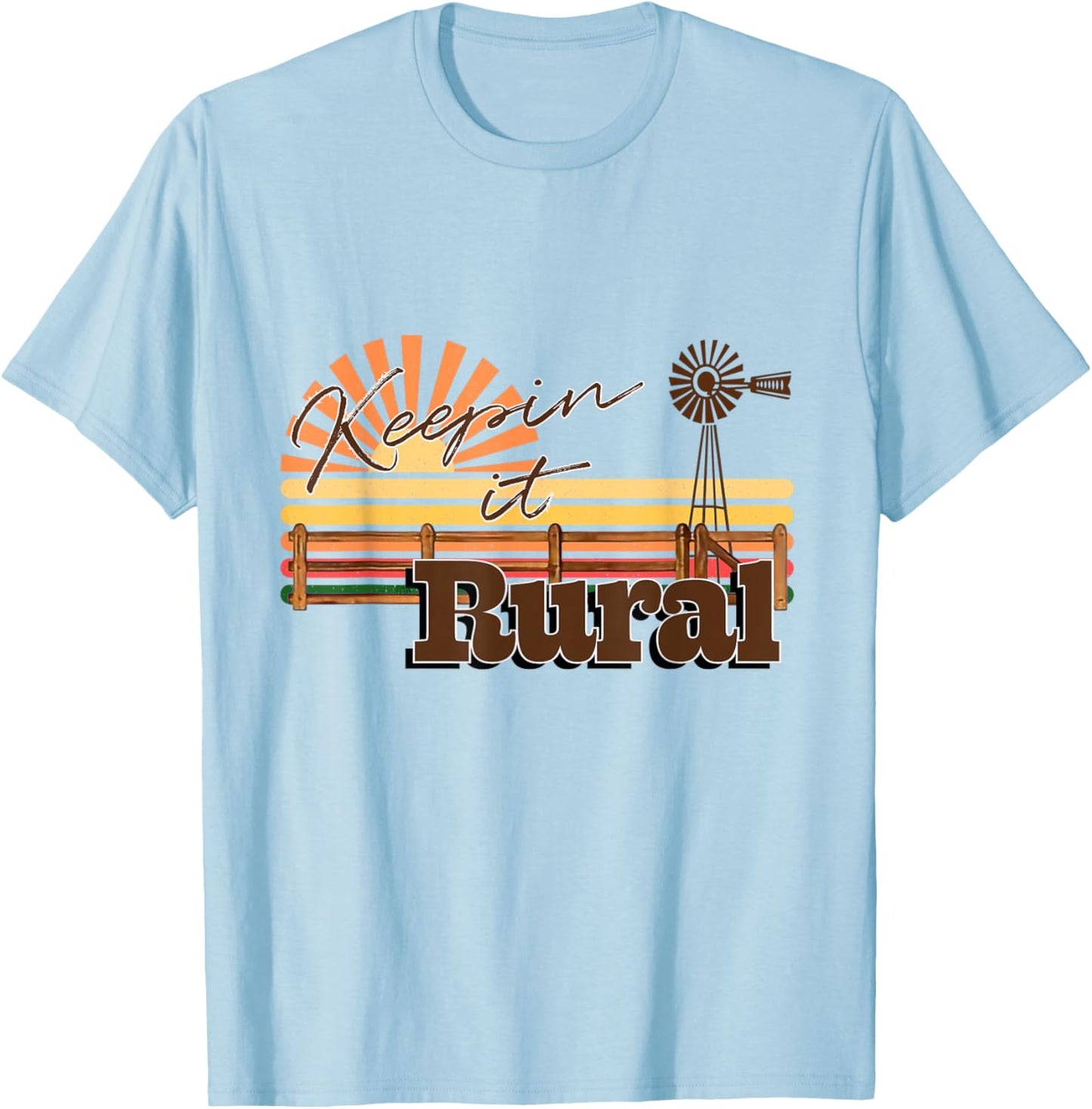 Keeping it Rural - agriculture farming T-Shirt - T-Shirt | Light Blue