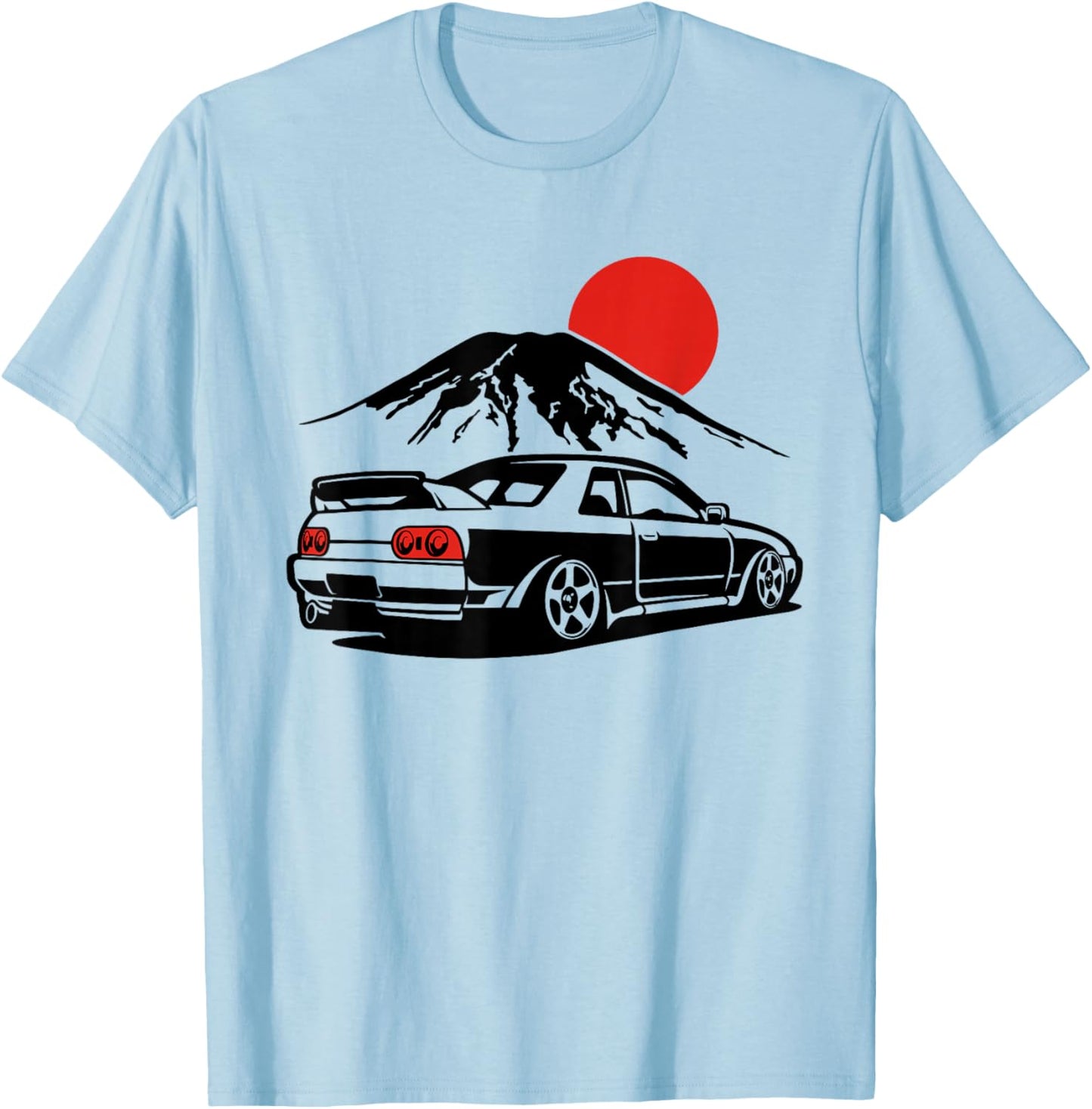 JDM Japan Motorsport Tuning Car 90s T-Shirt - T-Shirt | Light Blue
