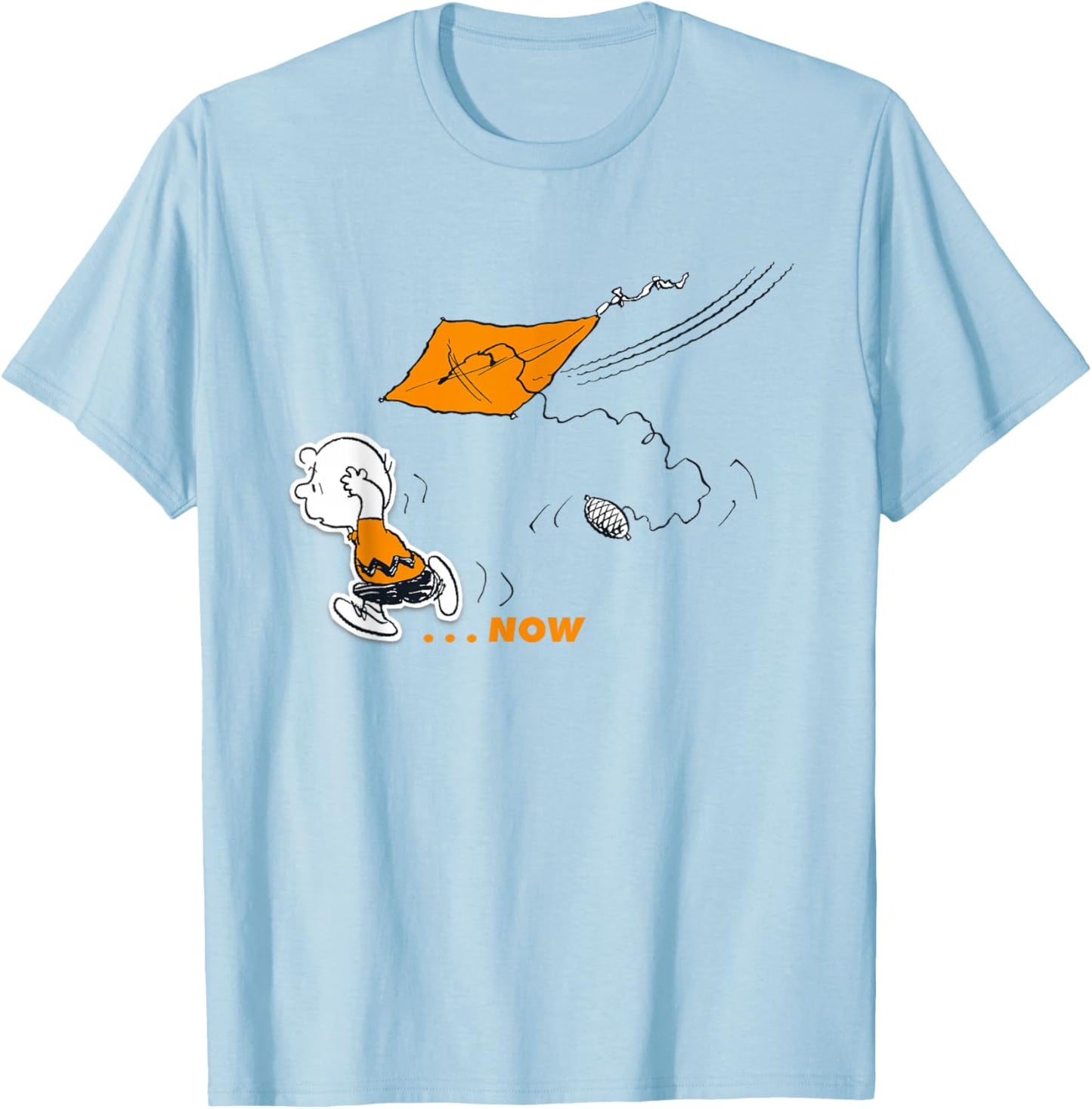 Peanuts Charlie Brown Then and Now T-Shirt - T-Shirt | Light Blue