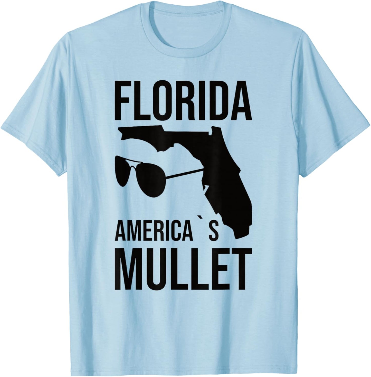 Florida America´s Mullet West Coast T-Shirt - T-Shirt | Light Blue